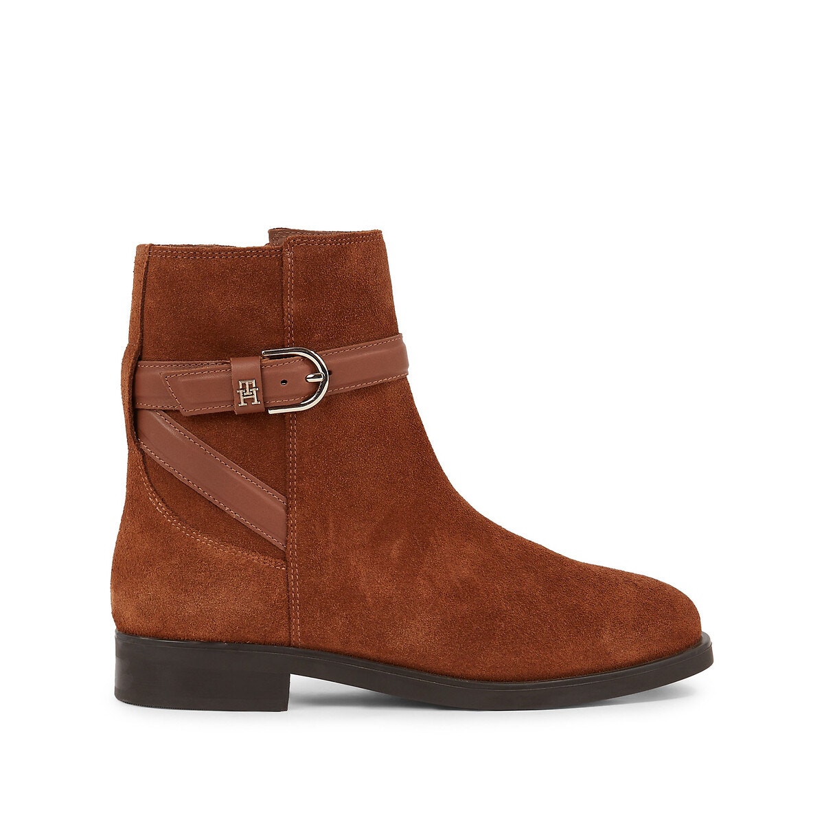 Bottines lacets cognac femme La Redoute