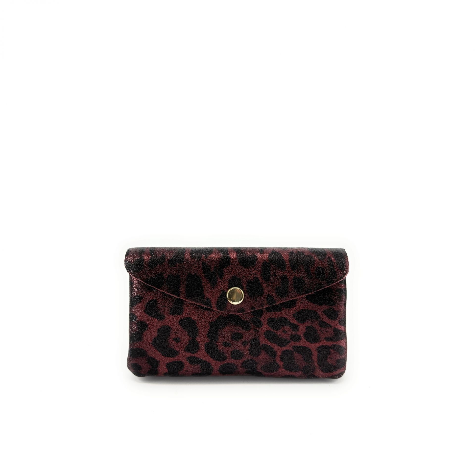 Pochette porte-monnaie en cuir irisé italien COMPO JUNGLE, OH MY BAG