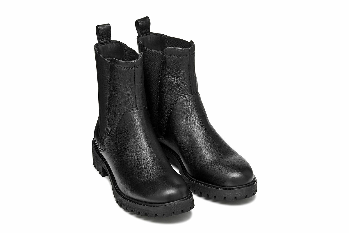 Hoara Breathable Chelsea Boots in Leather, GEOX