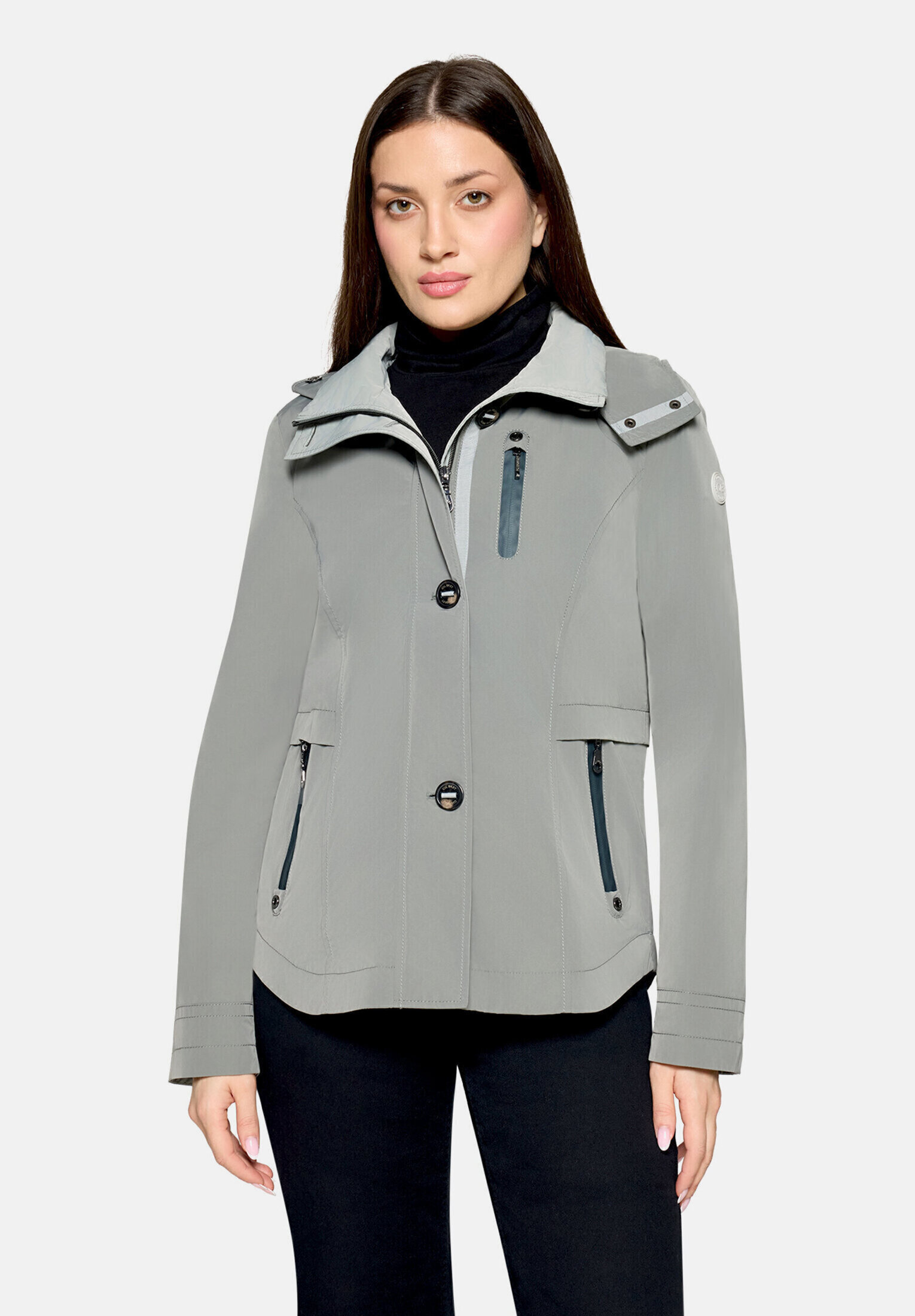 Veste d'été à capuche amovible, GIL BRET