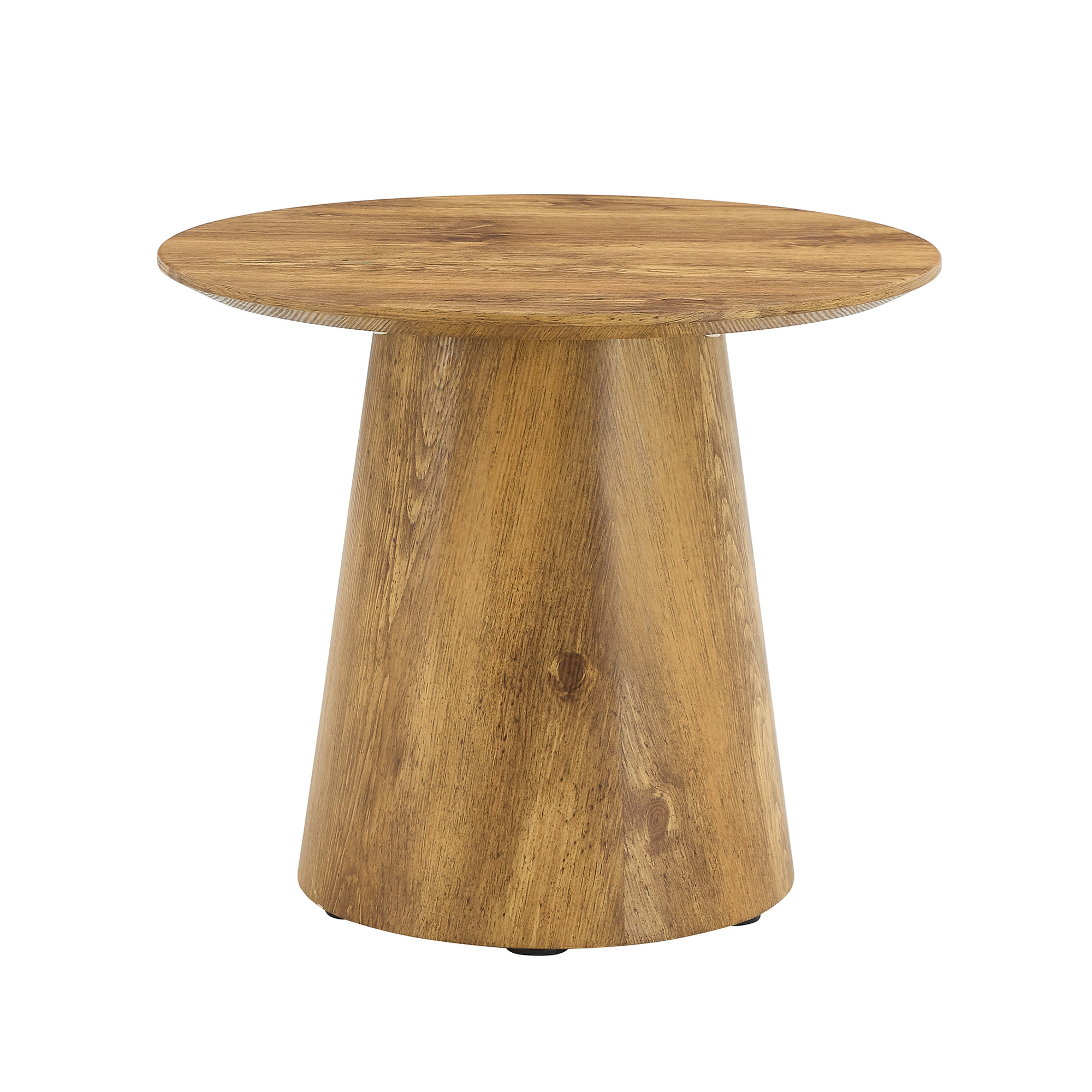 Table basse effet bois ronde scandinave, CONEB, MEUBLES COSY