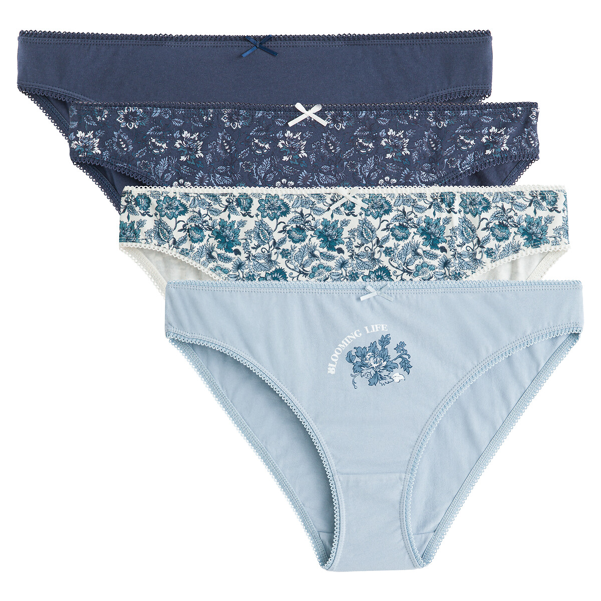 Pack of 3 printed knickers, printed, La Redoute Collections
