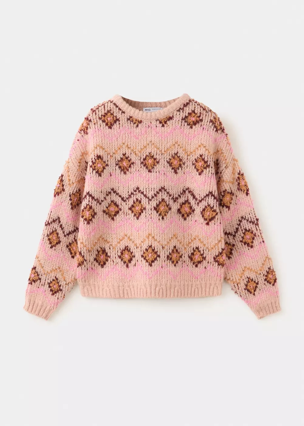 Pull-over maille jacquard, MANGO KIDS