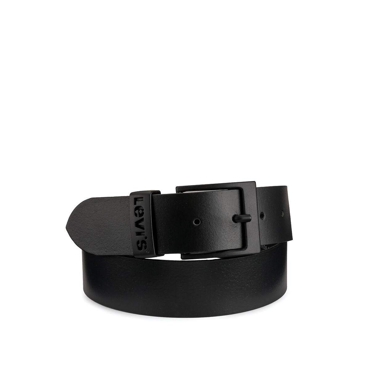 Ashland metal leather belt black Levi's | La Redoute
