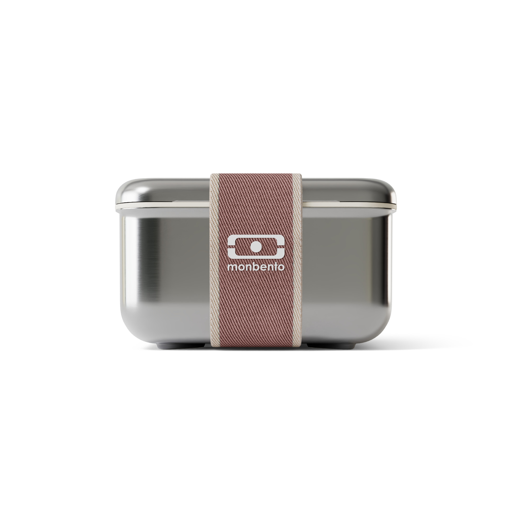 monbento - Lunch Box Original blanc/rose - Lunch Box Micro Ondable pour Adultes - Boite Lunch Hermétique 2 étages - Idéal pour Travail/Pique-niques - Sans BPA - Made in France - Bicolore