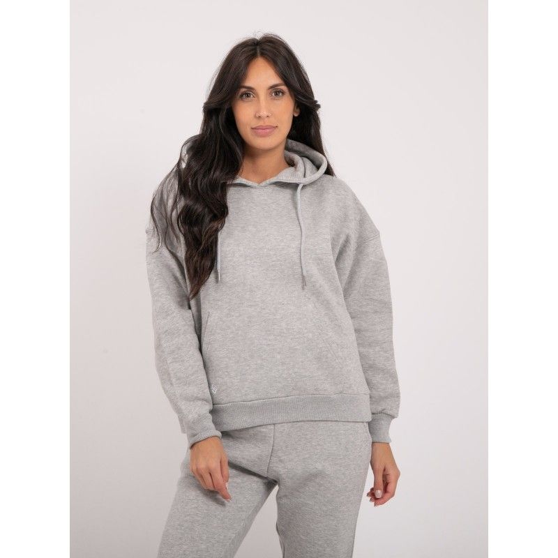 Sweat gris best sale sans capuche