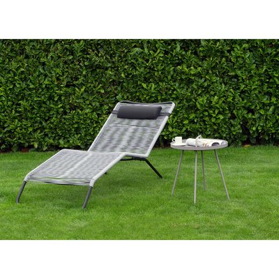 Set of 2 Rio Sun Loungers in Grey SO'HOME