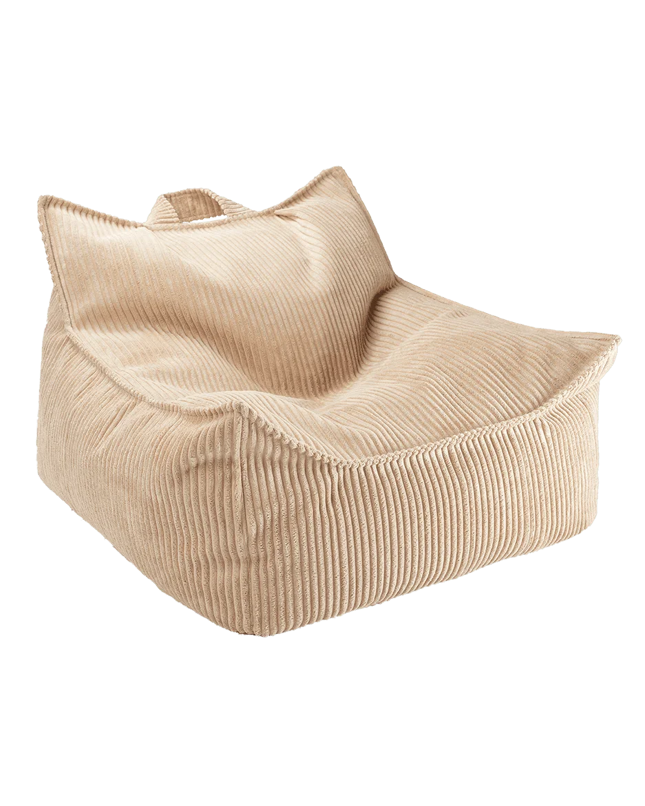 Fauteuil Pouf Enfant en Velours Côtelé, WIGIWAMA