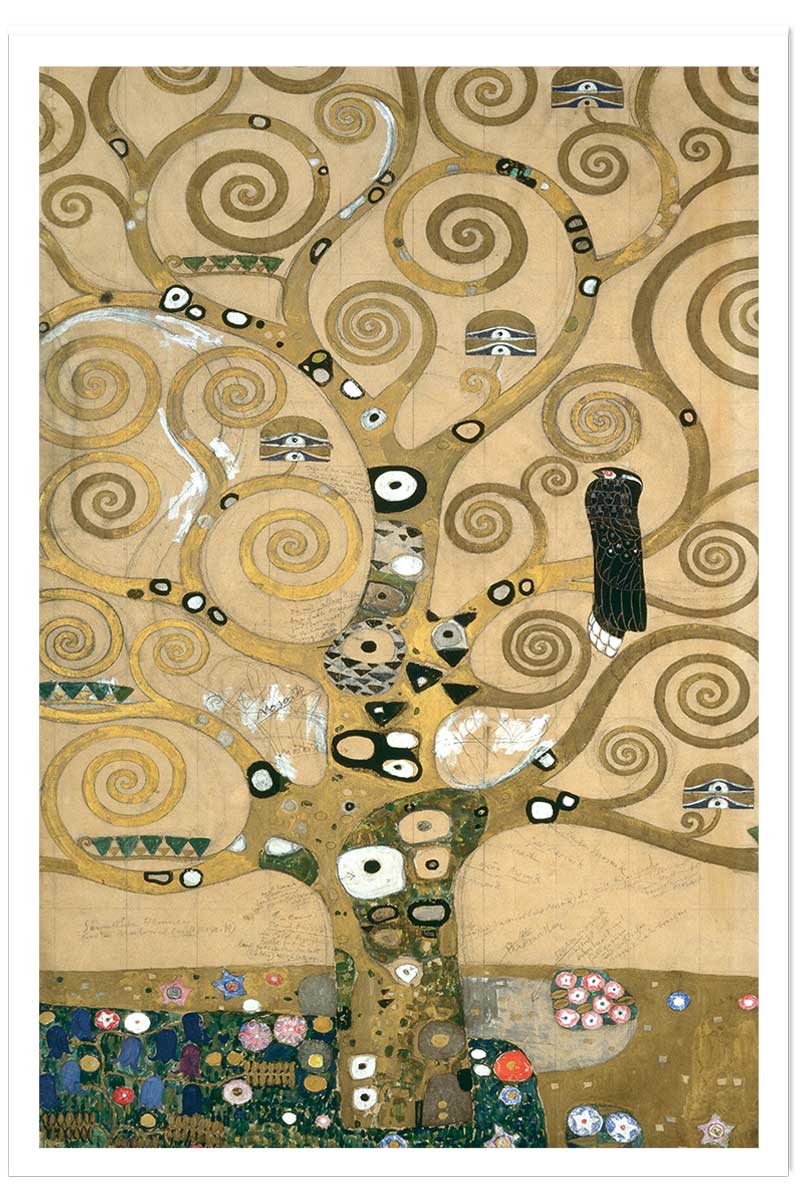 Affiche Tree of Life. Detail par Gustav Klimt, HEXOA