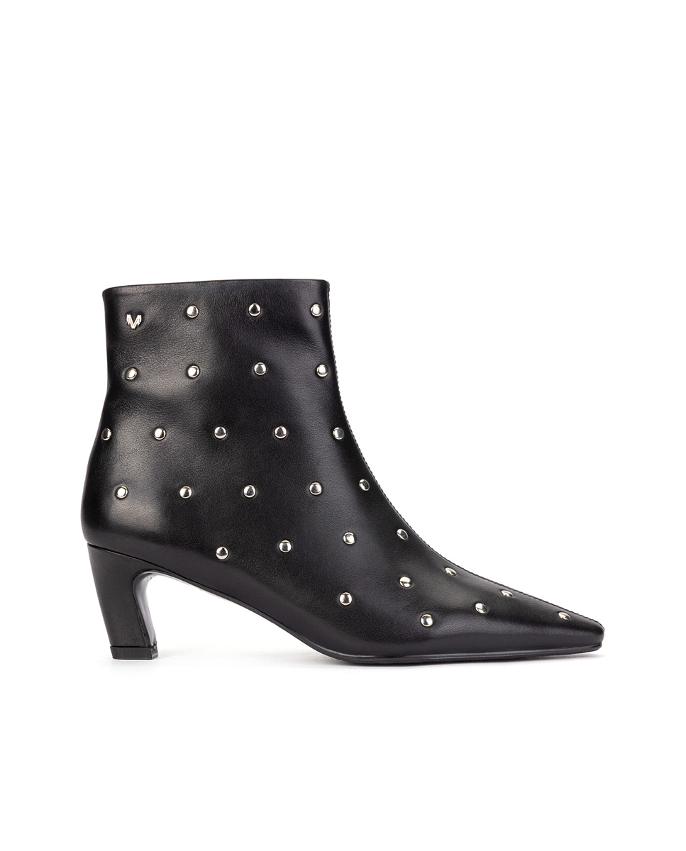 Bottines à talon cuir Voguera, MARTINELLI