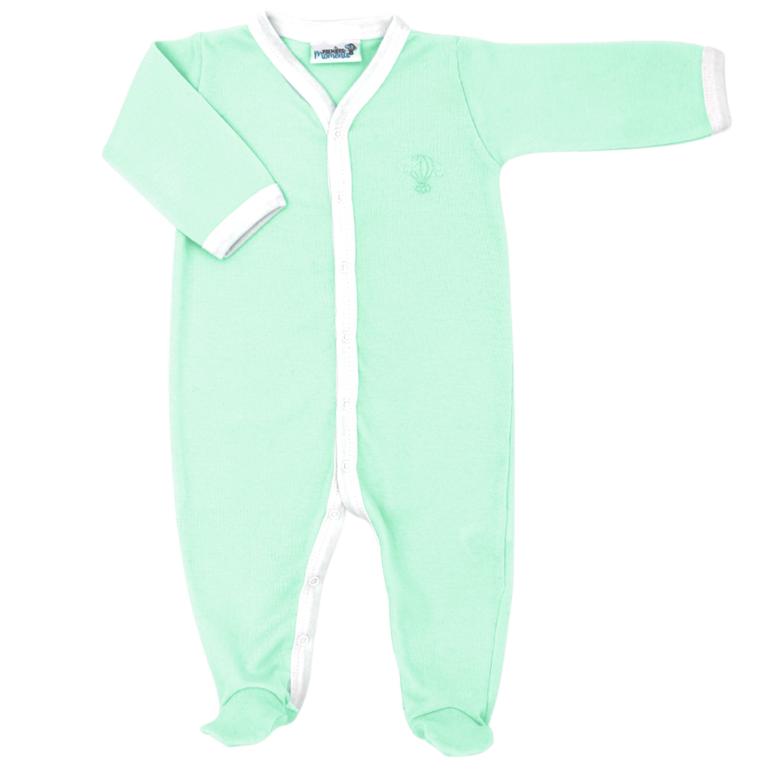 Pyjama été léger - 100% coton biologique - 1 à 6 mois, PREMIERS MOMENTS