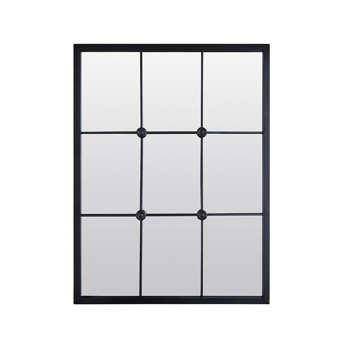 miroir industriel avec cabochons