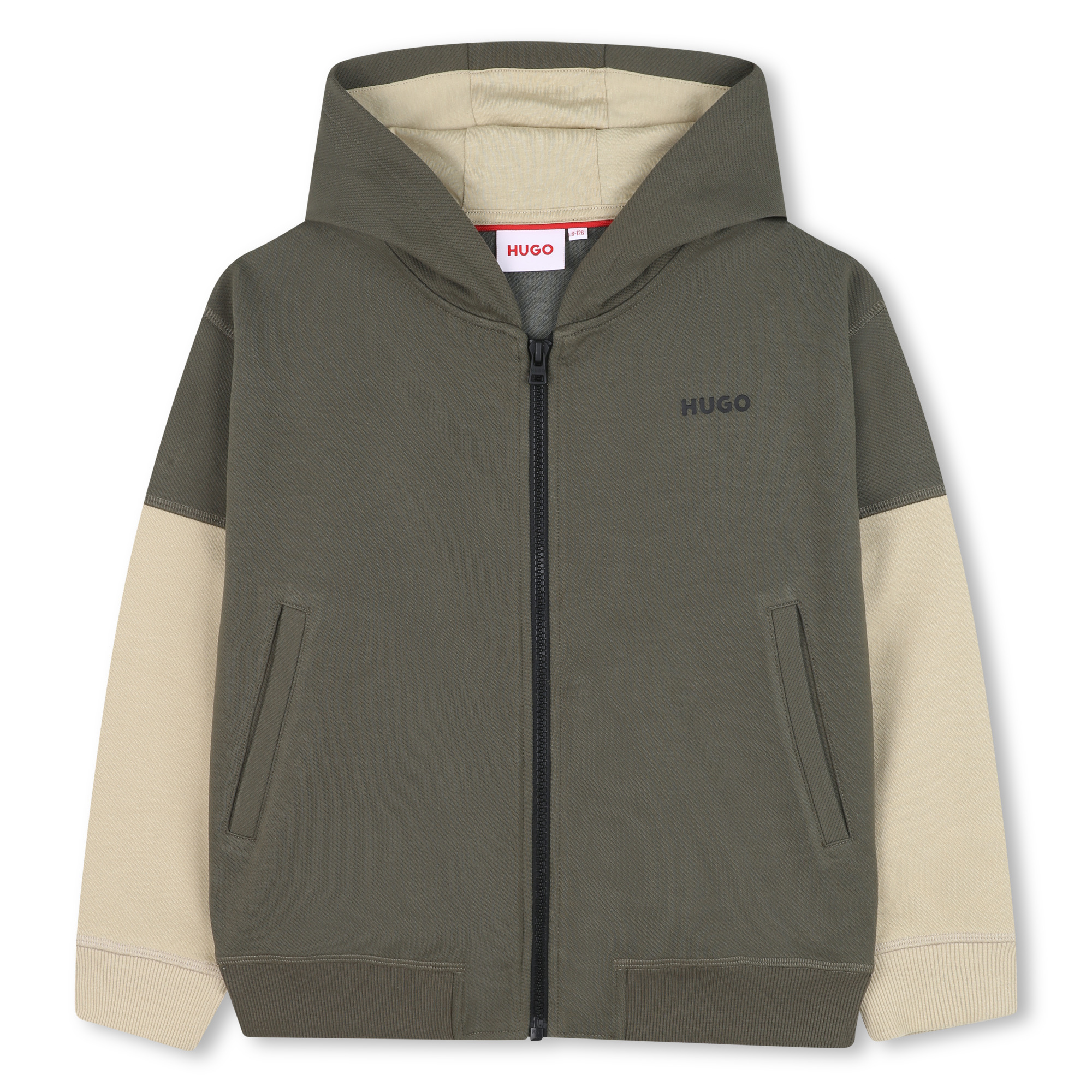 Cardigan à capuche, HUGO KIDSWEAR