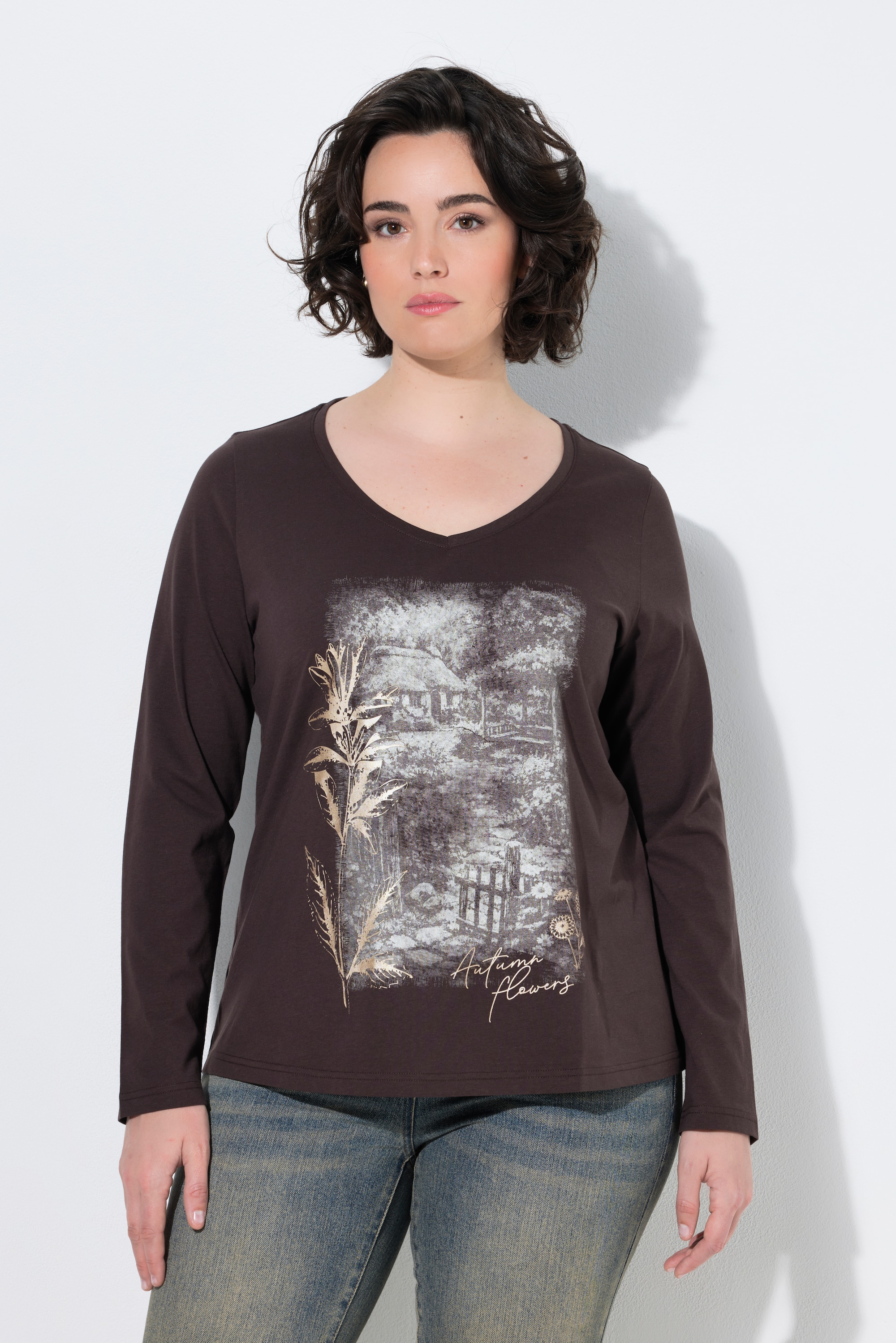 T-shirt motif jardin, coupe Classic Fit, ULLA POPKEN