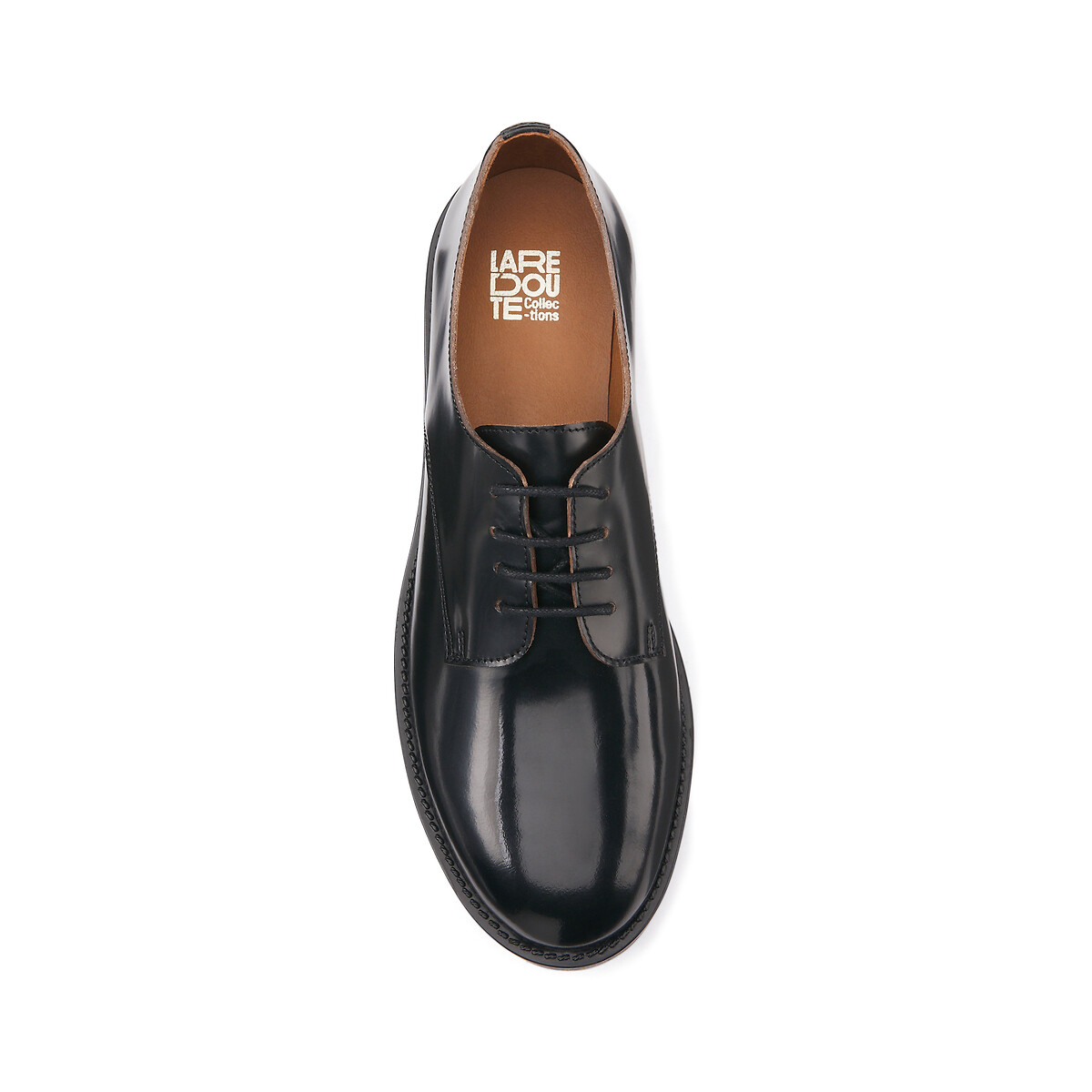 La Redoute Collections Derbies de piel con suela gruesa — foto 2