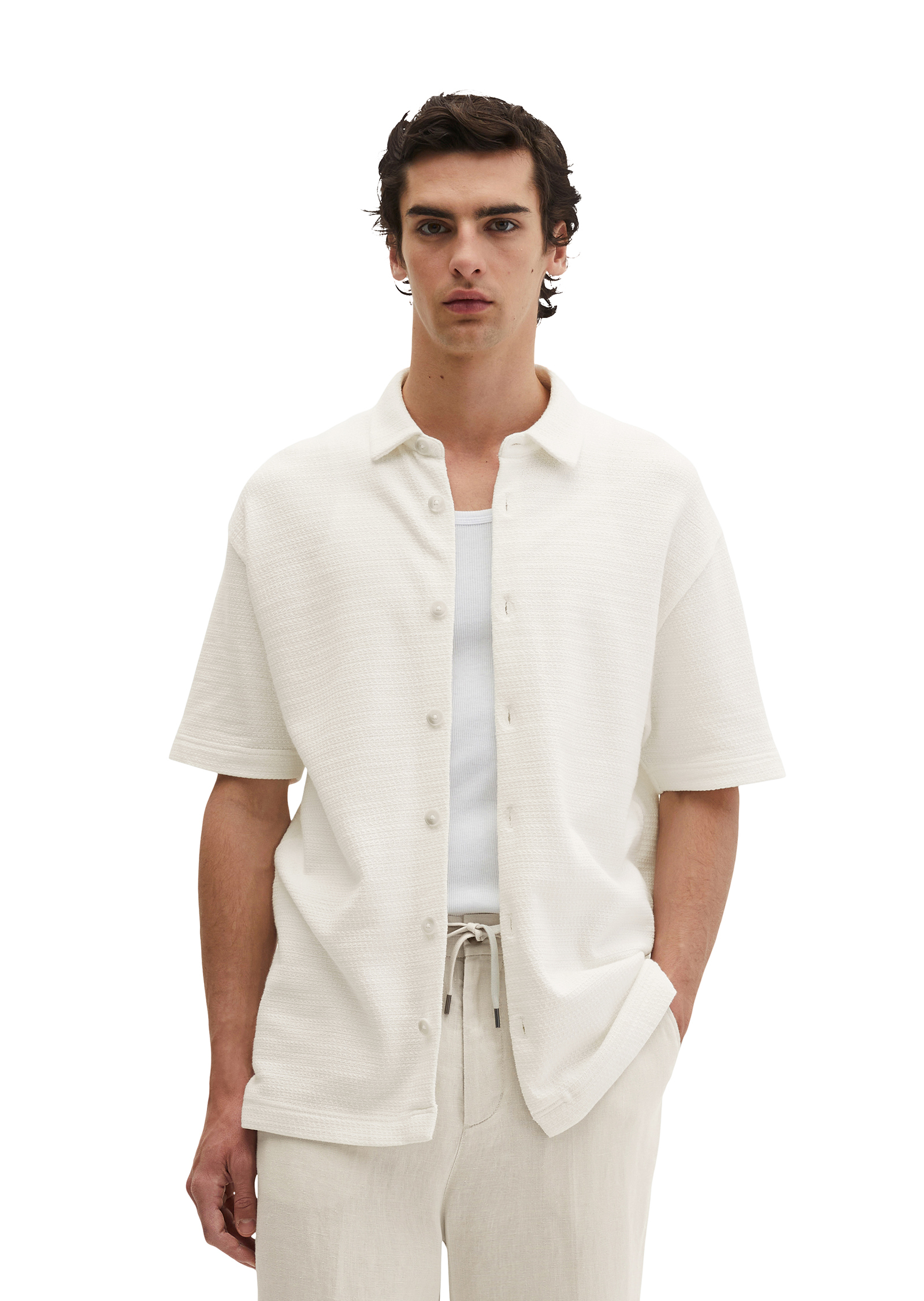 T-shirt en jersey loose avec une structure fine, MARC O'POLO