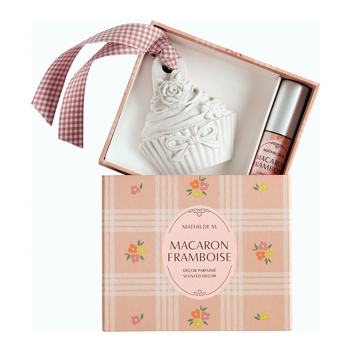 Décor parfumé et concentré de parfum Gourmandises d'Été - MACARON FRAMBOISE, MATHILDE M