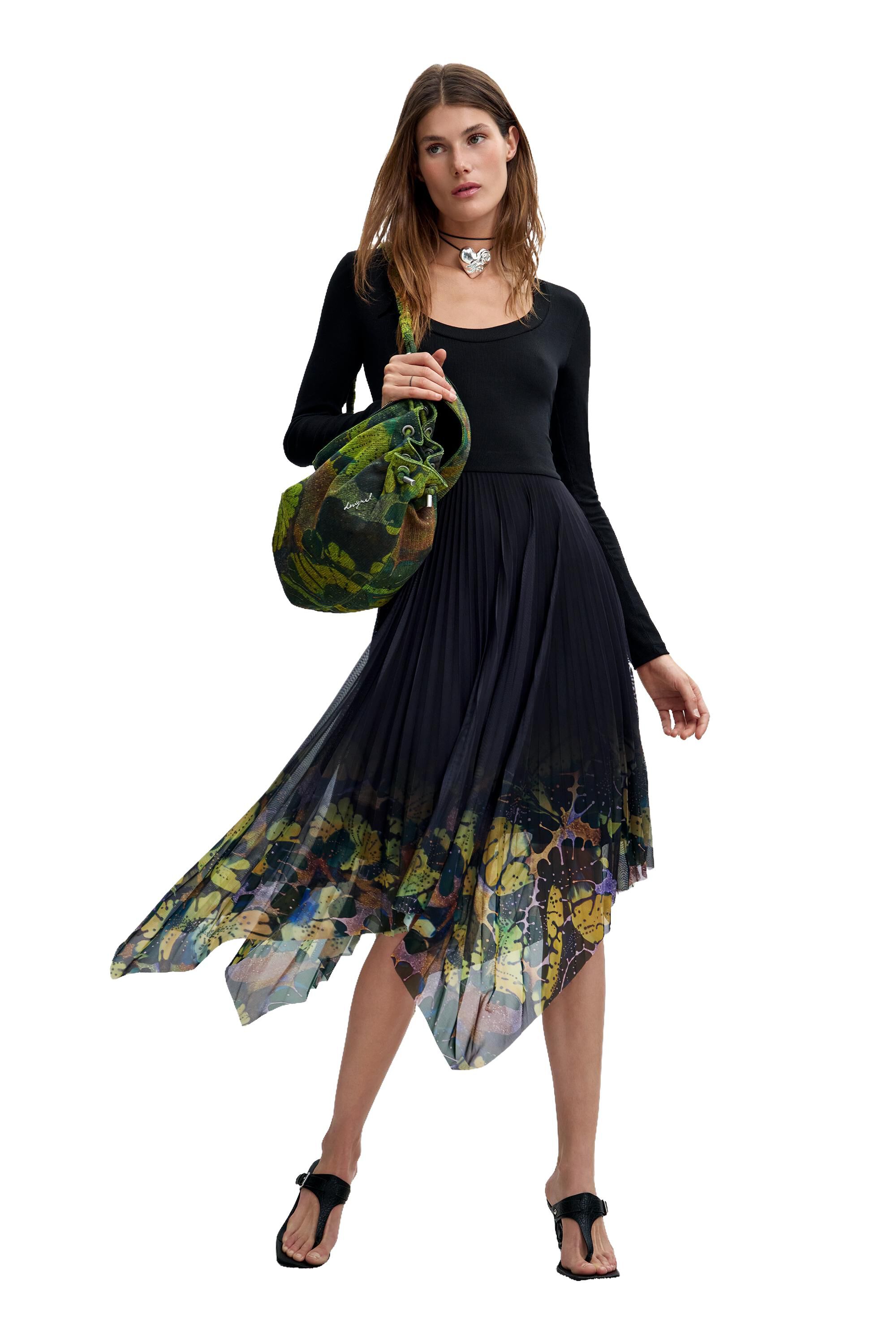 Robe midi à manches longues M. C. Lacroix, DESIGUAL
