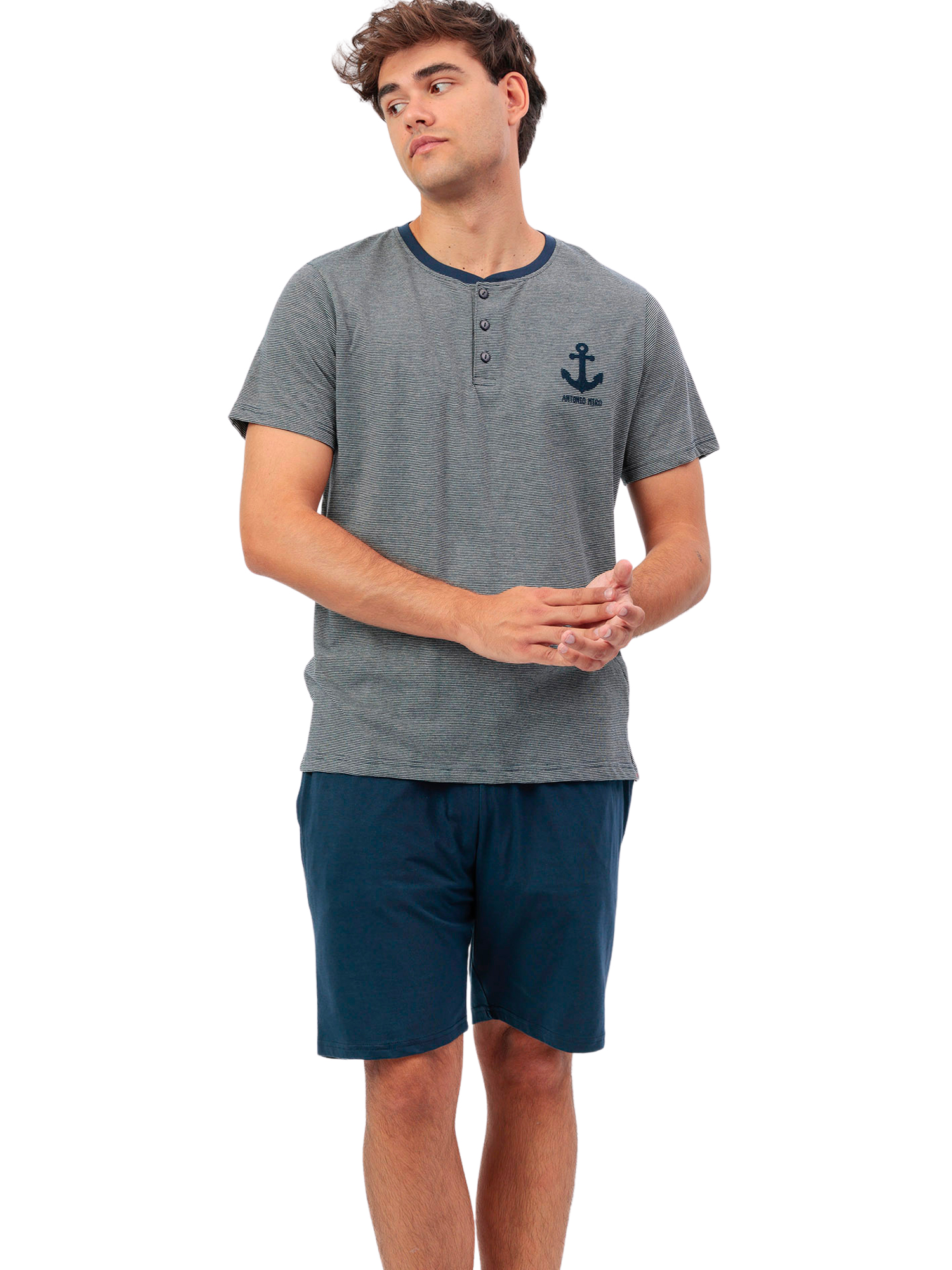 Pyjama short polo Anchor Antonio Miro, ADMAS