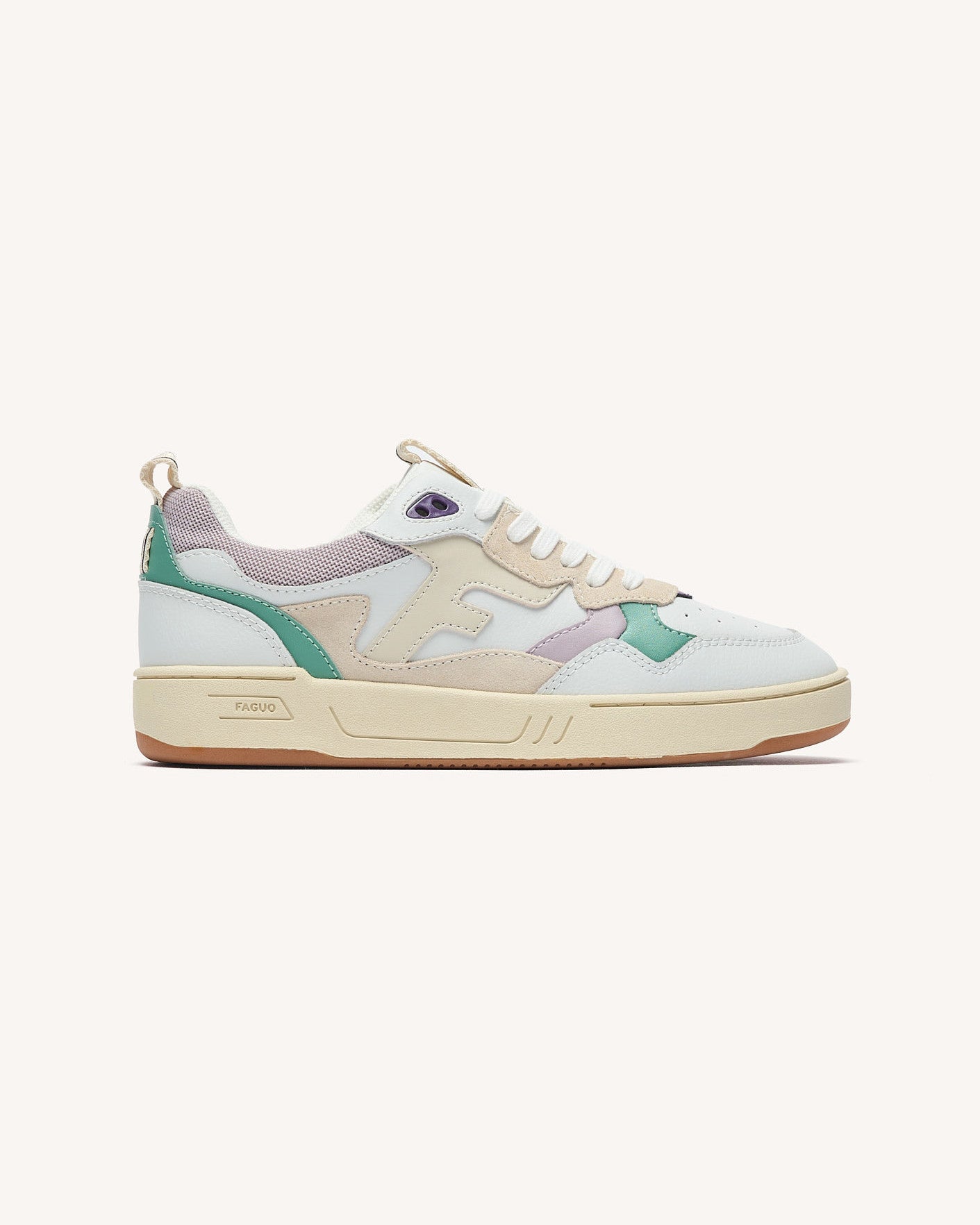 Baskets basses cuir suede DAHLIA, FAGUO