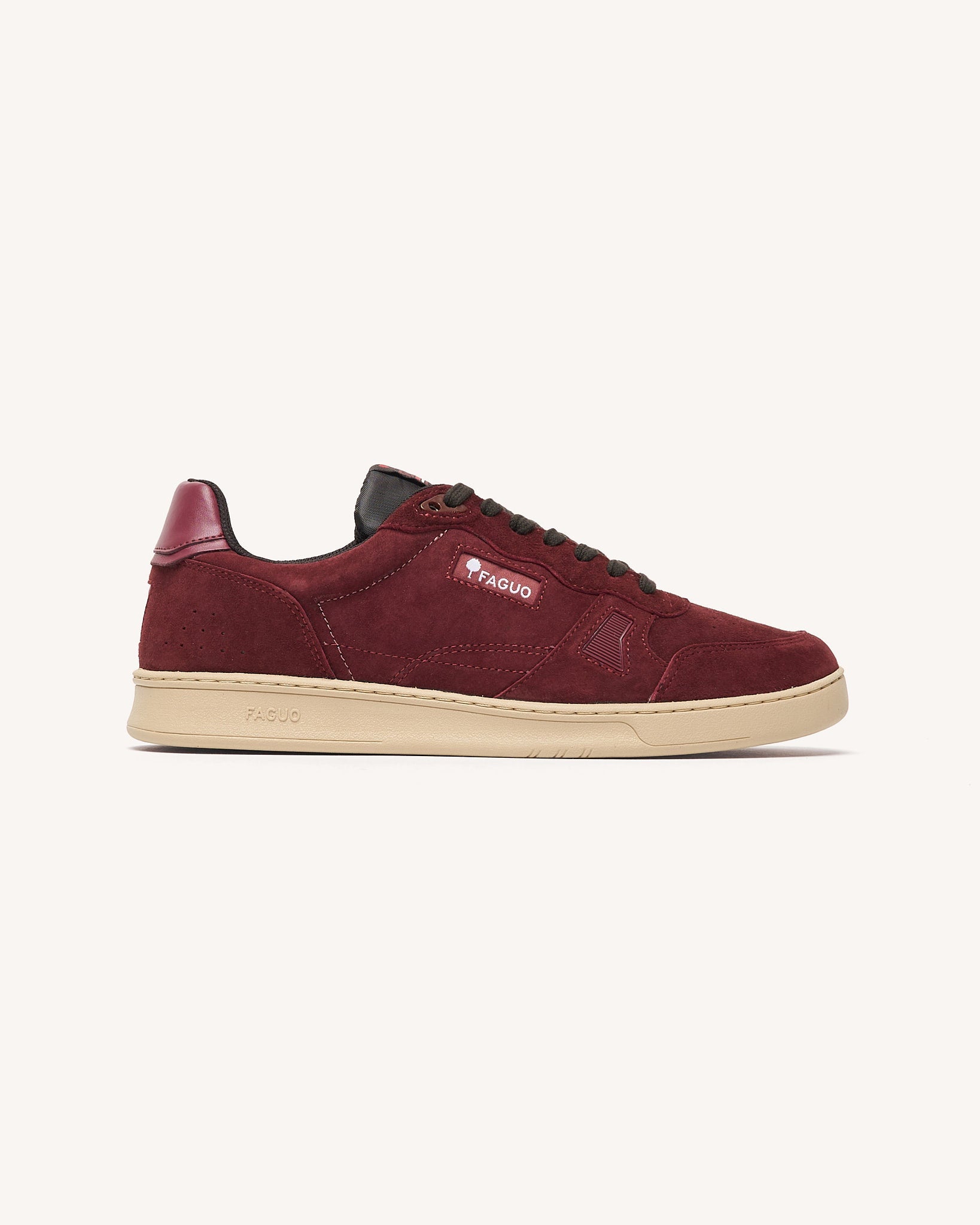 Baskets basses en cuir nubuck, FAGUO