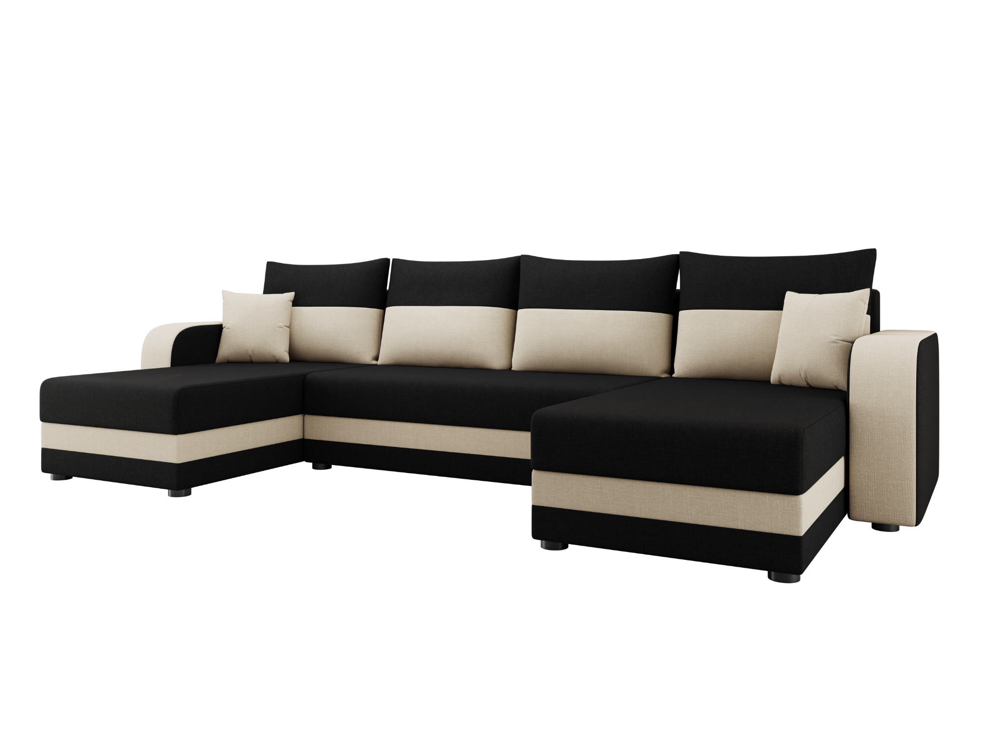 Canapé panoramique convertible 7 places, HARVEY, BEST MOBILIER