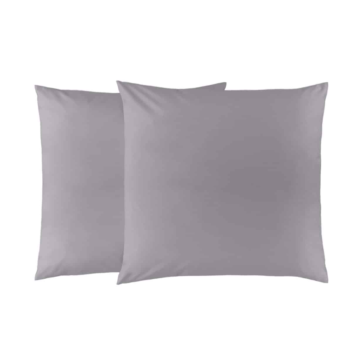 Lot de 2 taies d'oreillers en mélange 57 fils AISANCE, LINANDELLE