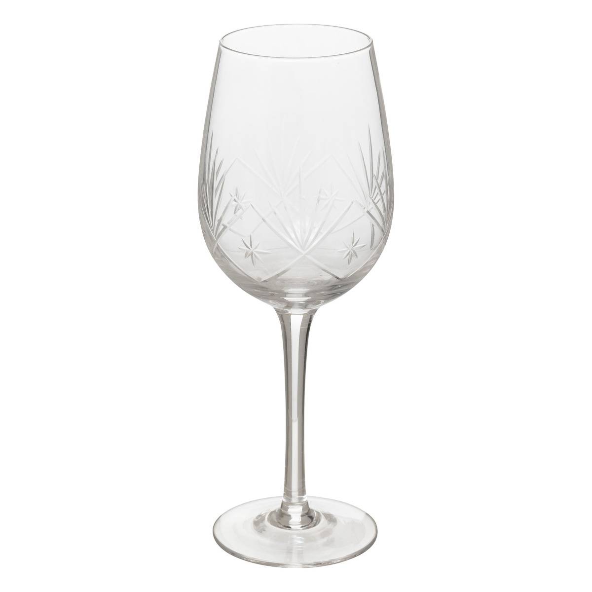 Lot de 6 verres à vin en verre 38 cl VICTORIA, SECRET DE GOURMET