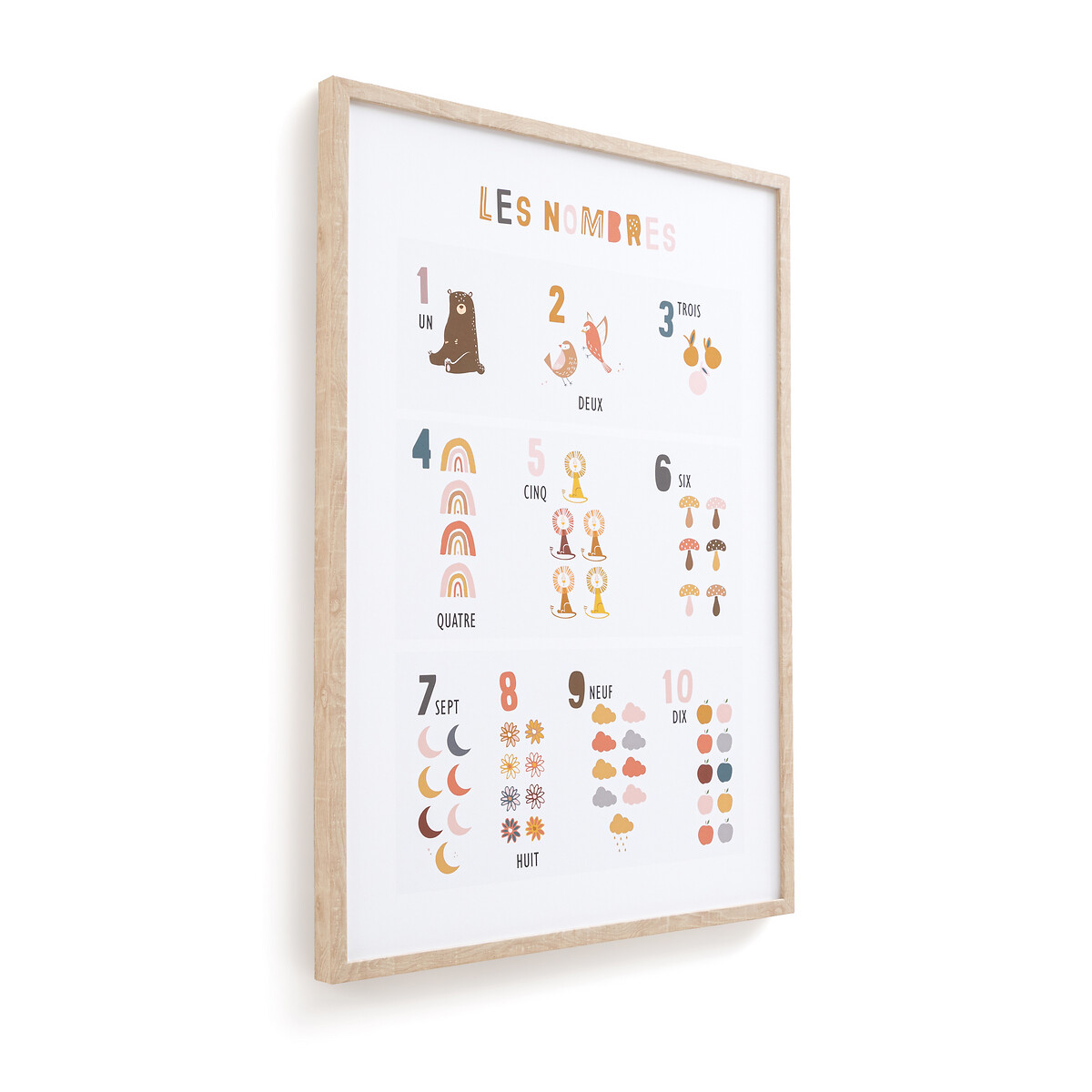 Ally Child’s Framed Numbers Print