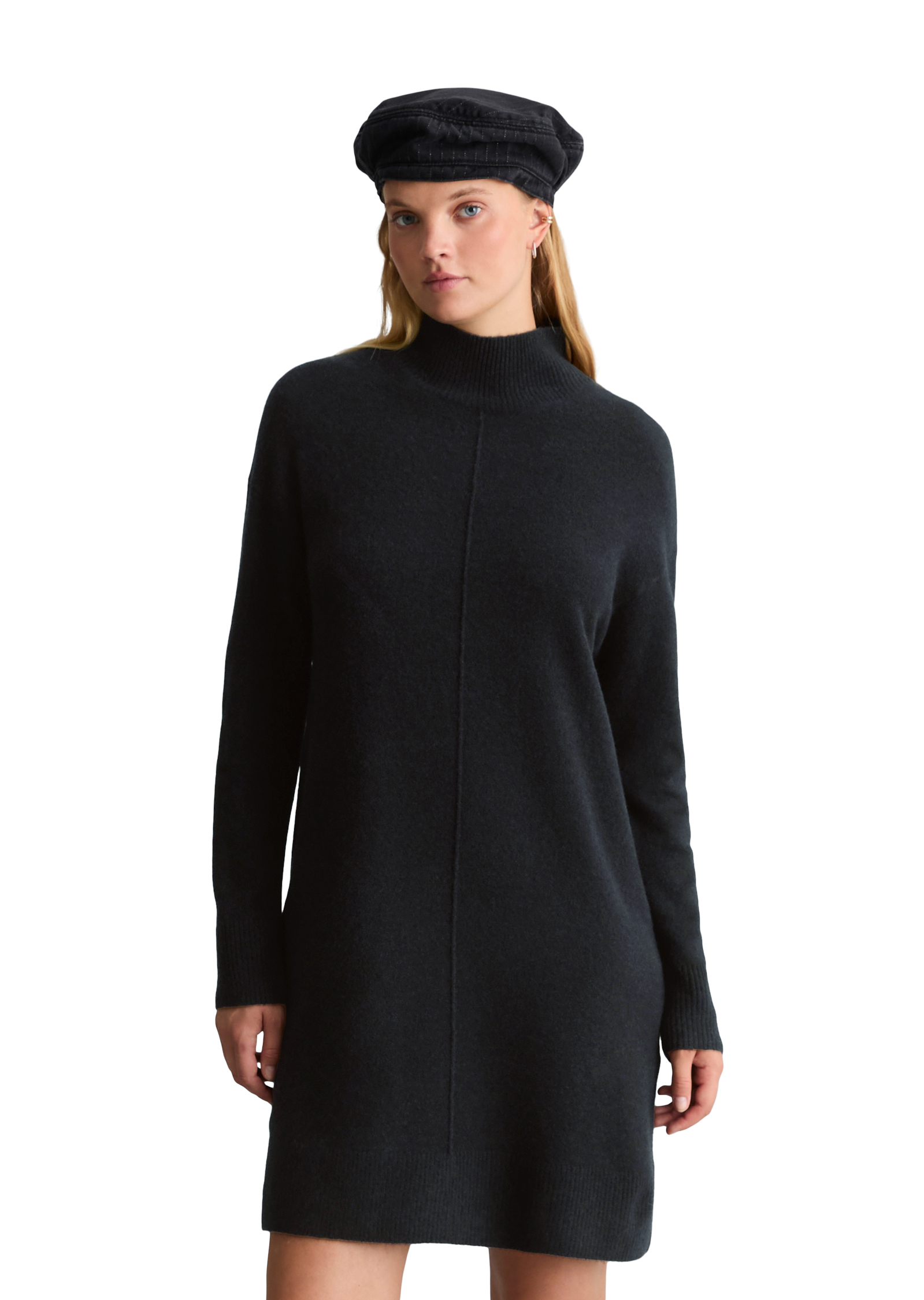 Robe en maille oversize en mélange de laine vierge douce, MARC O’POLO DENIM