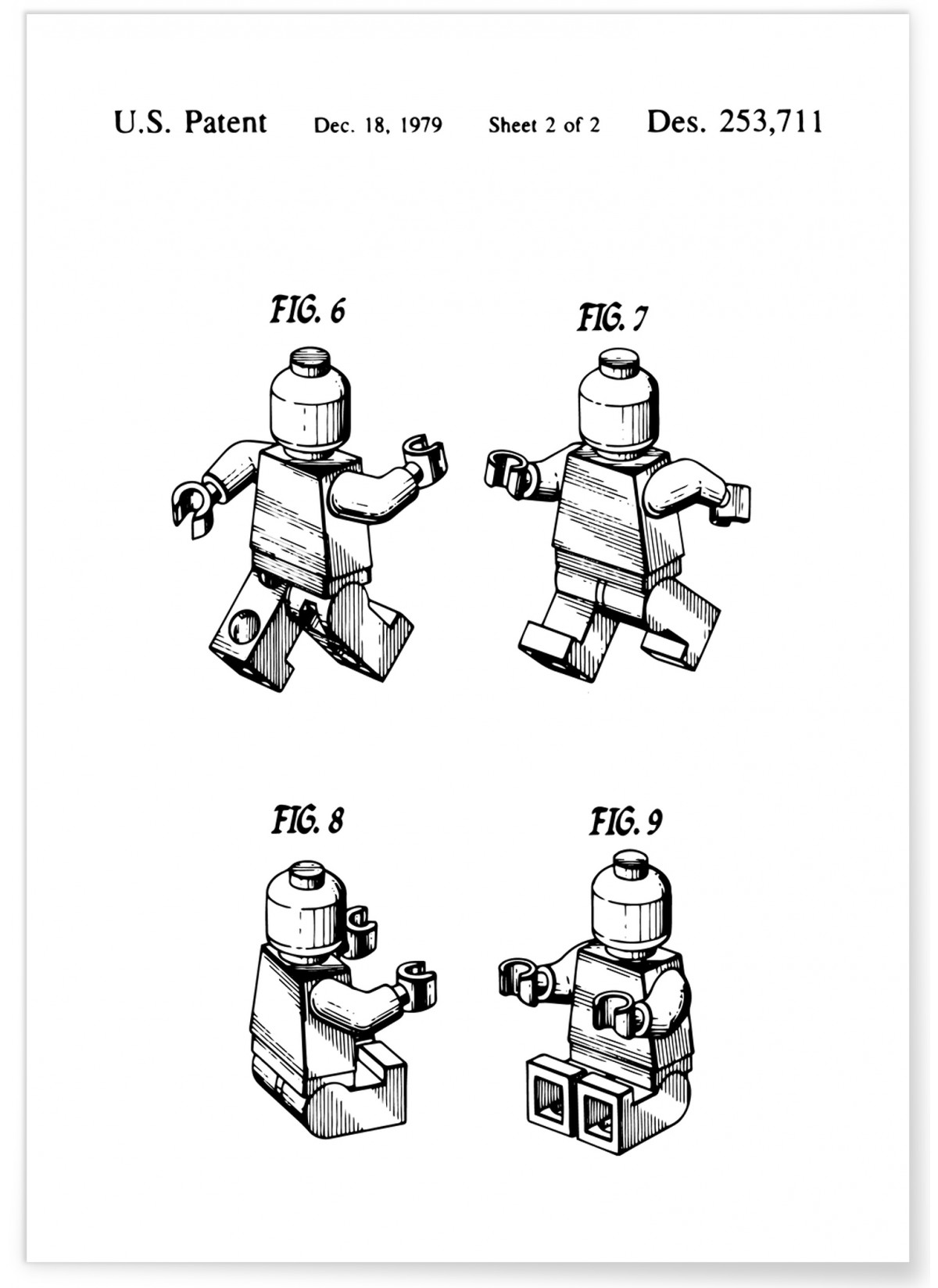 Affiche Brevet Lego, L'AFFICHERIE