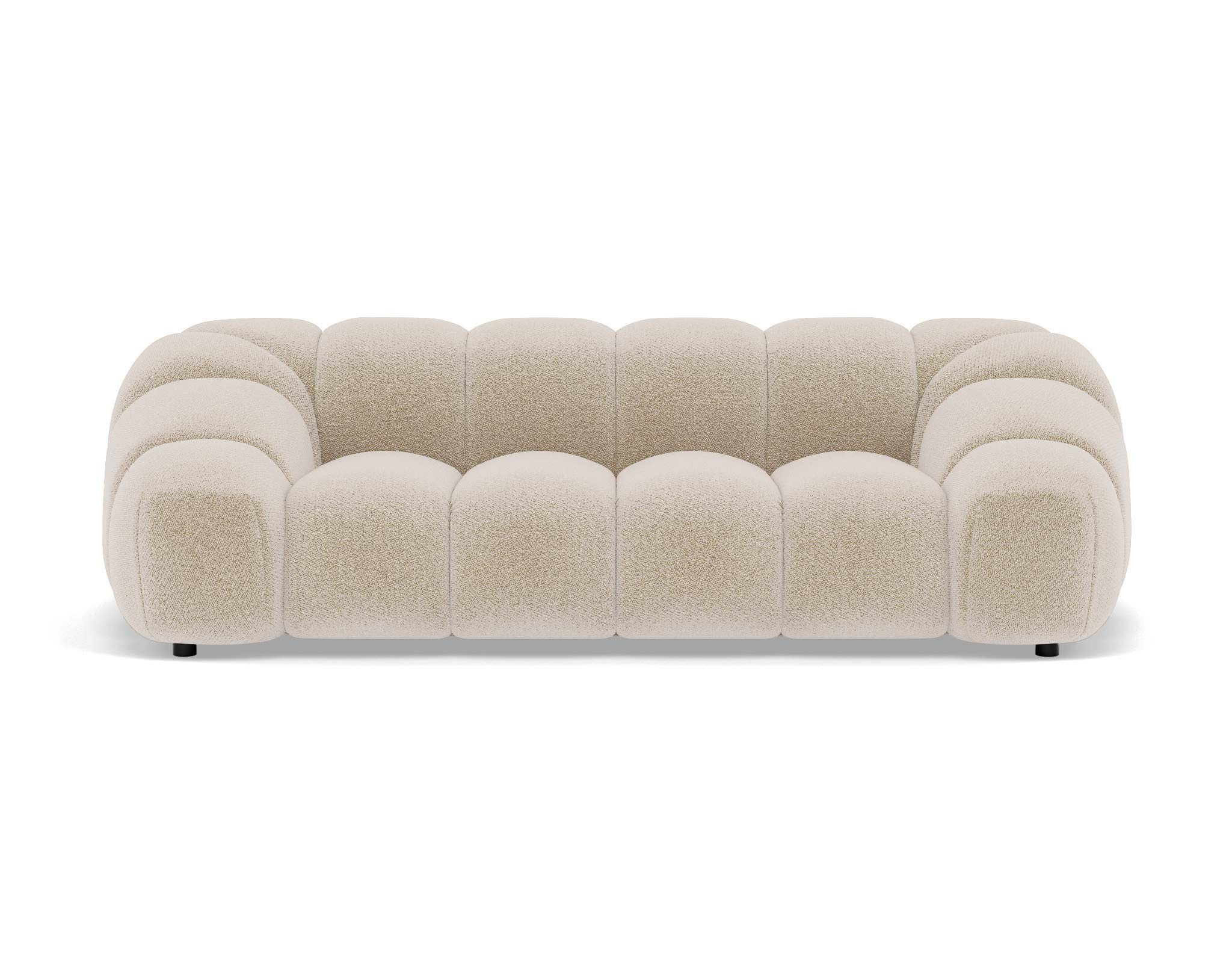 Canapé en velours texturé style contemporain, AVA, BEST MOBILIER