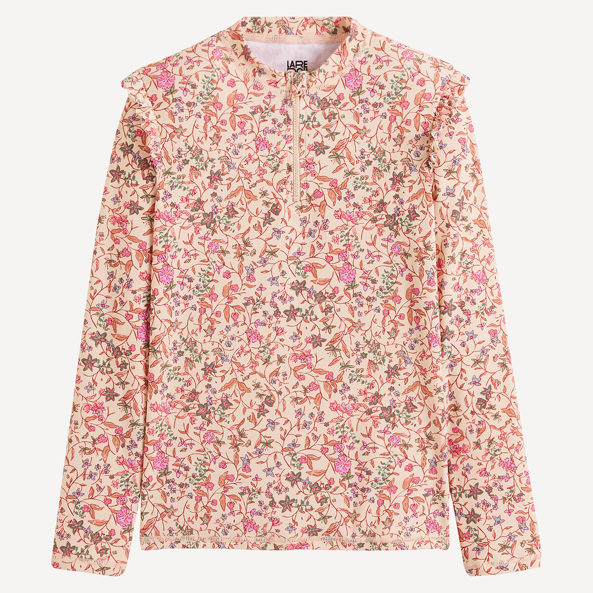 T-shirt de bain motif floral protection UV