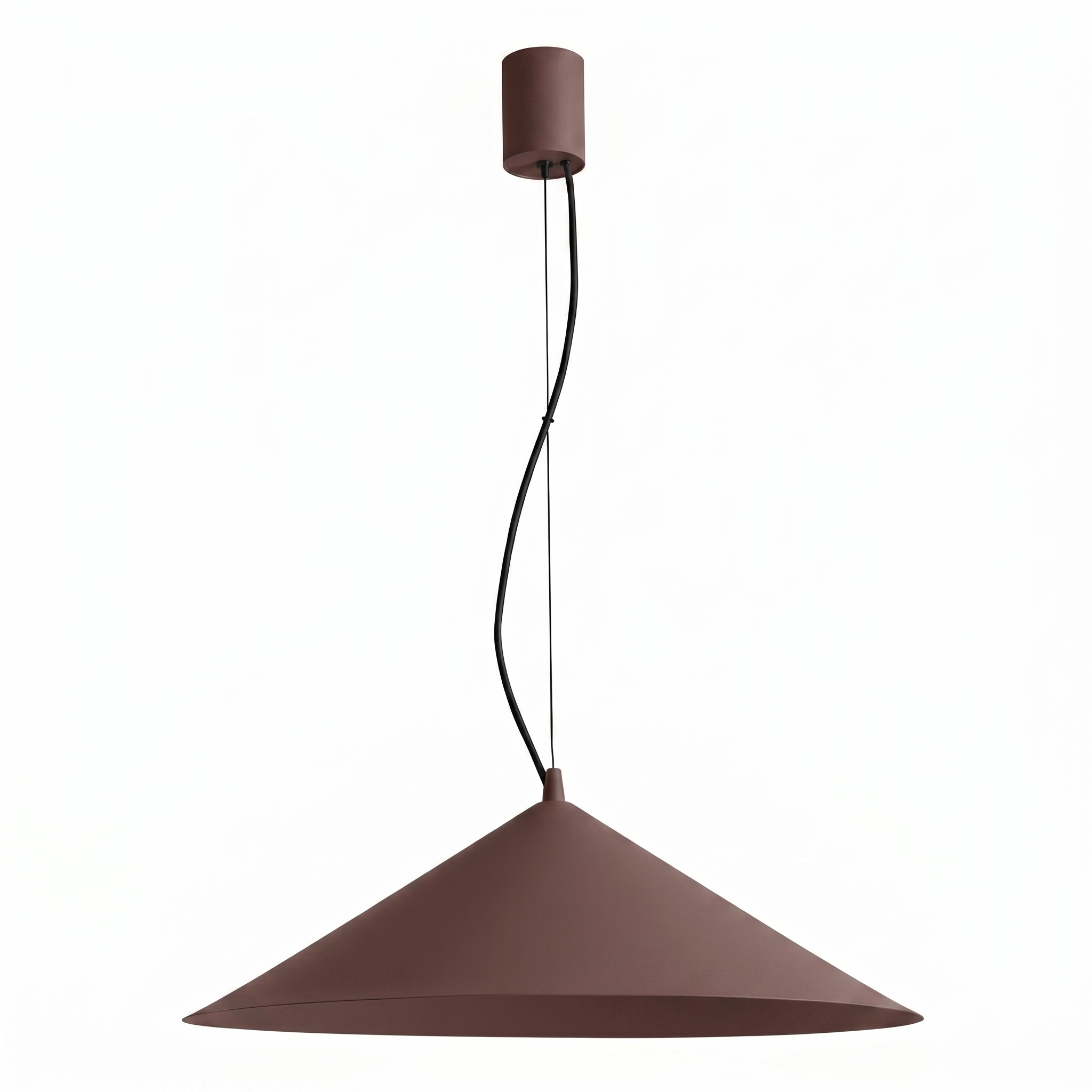 Suspension Acier Marron LED 1 Fint, EDEN