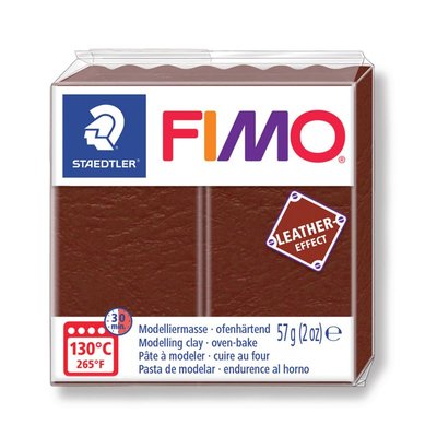 Fimo effect cuir 57g marron/ 8010-779 FIMO