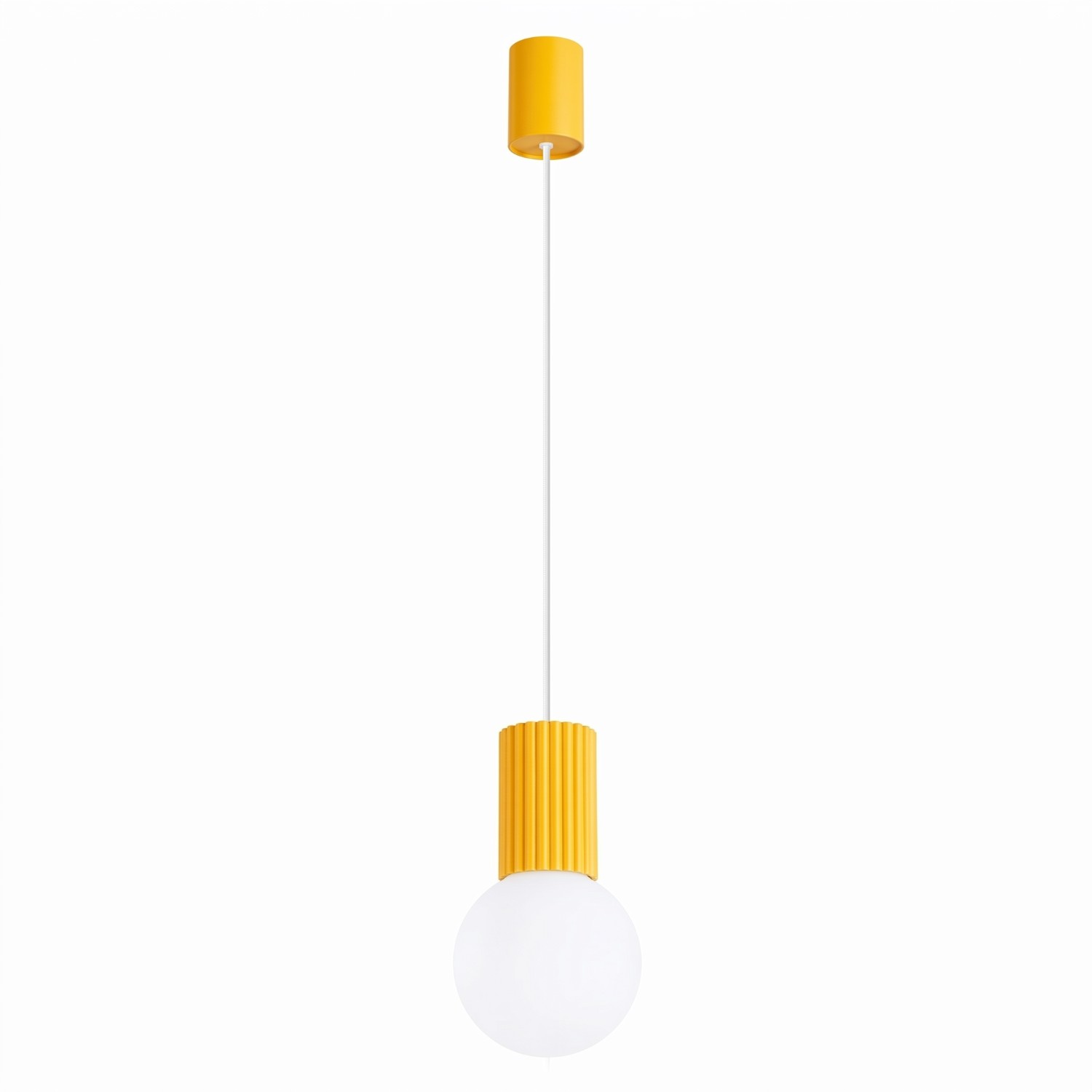 Suspension Aluminium Jaune G9 1 Halo, EDEN