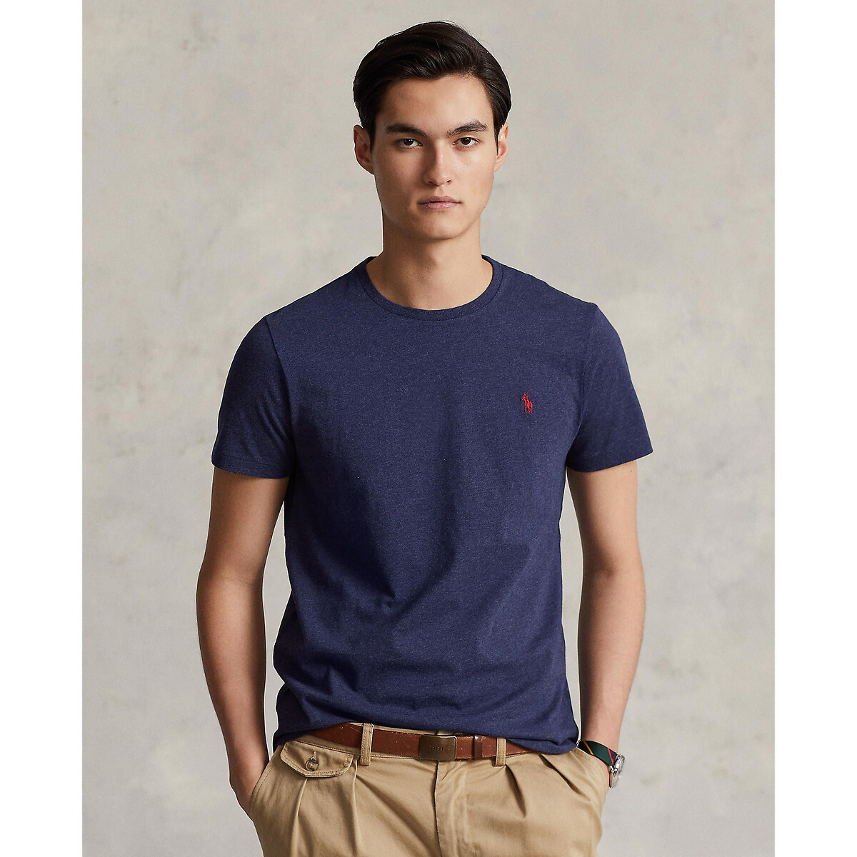 T-shirt col rond en jersey de coton, POLO RALPH LAUREN