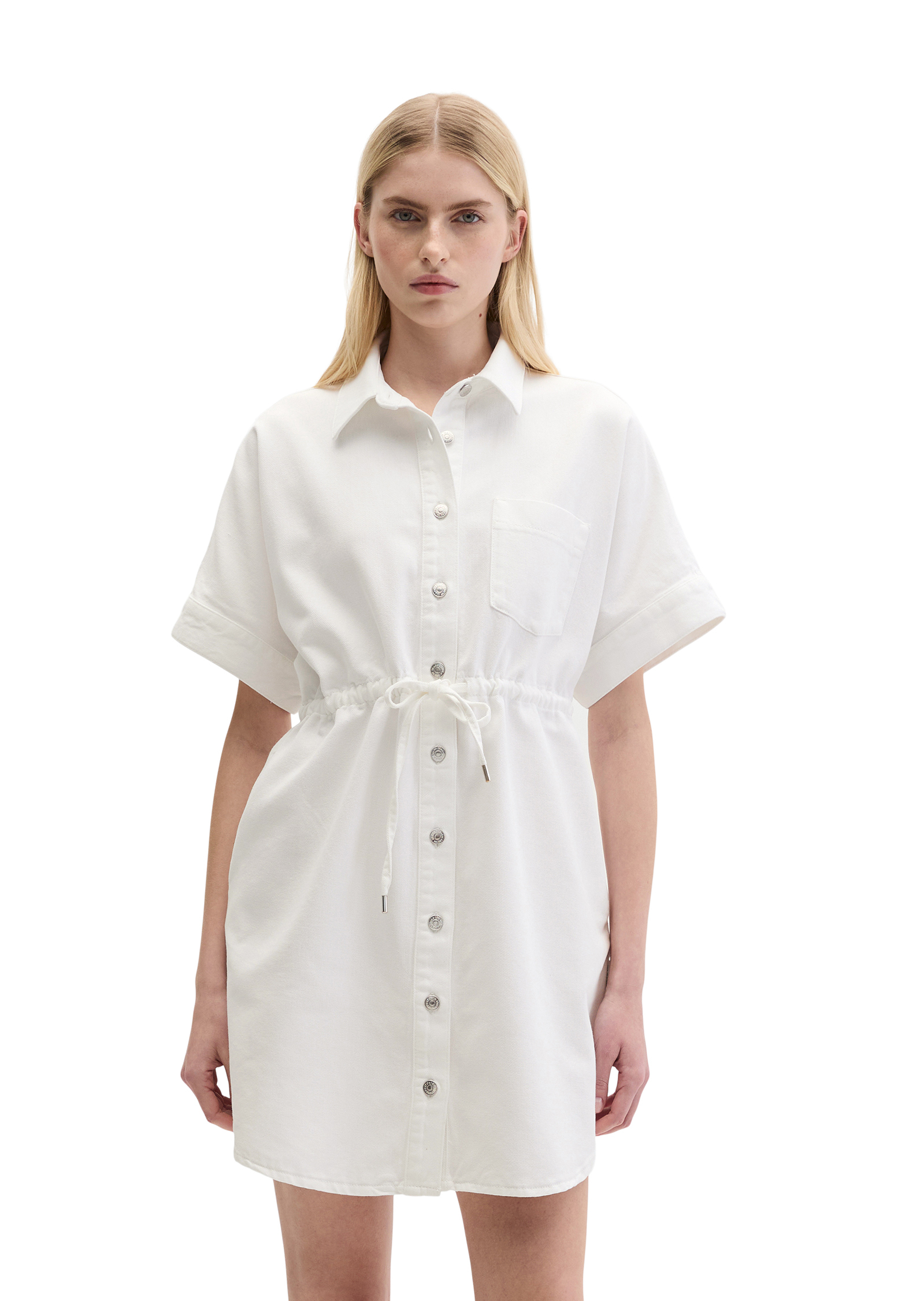 Robe en jean regular en mélange de coton organique et de lyocell, MARC O'POLO