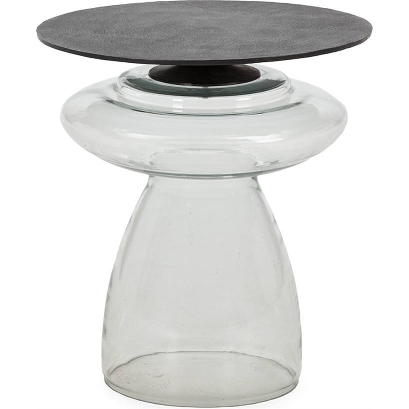 Table d'appoint sculpturale en verre, RECOLLECTION