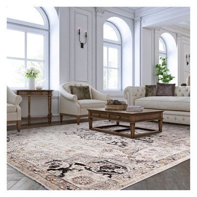 Antique Style Medallion Rug SO'HOME
