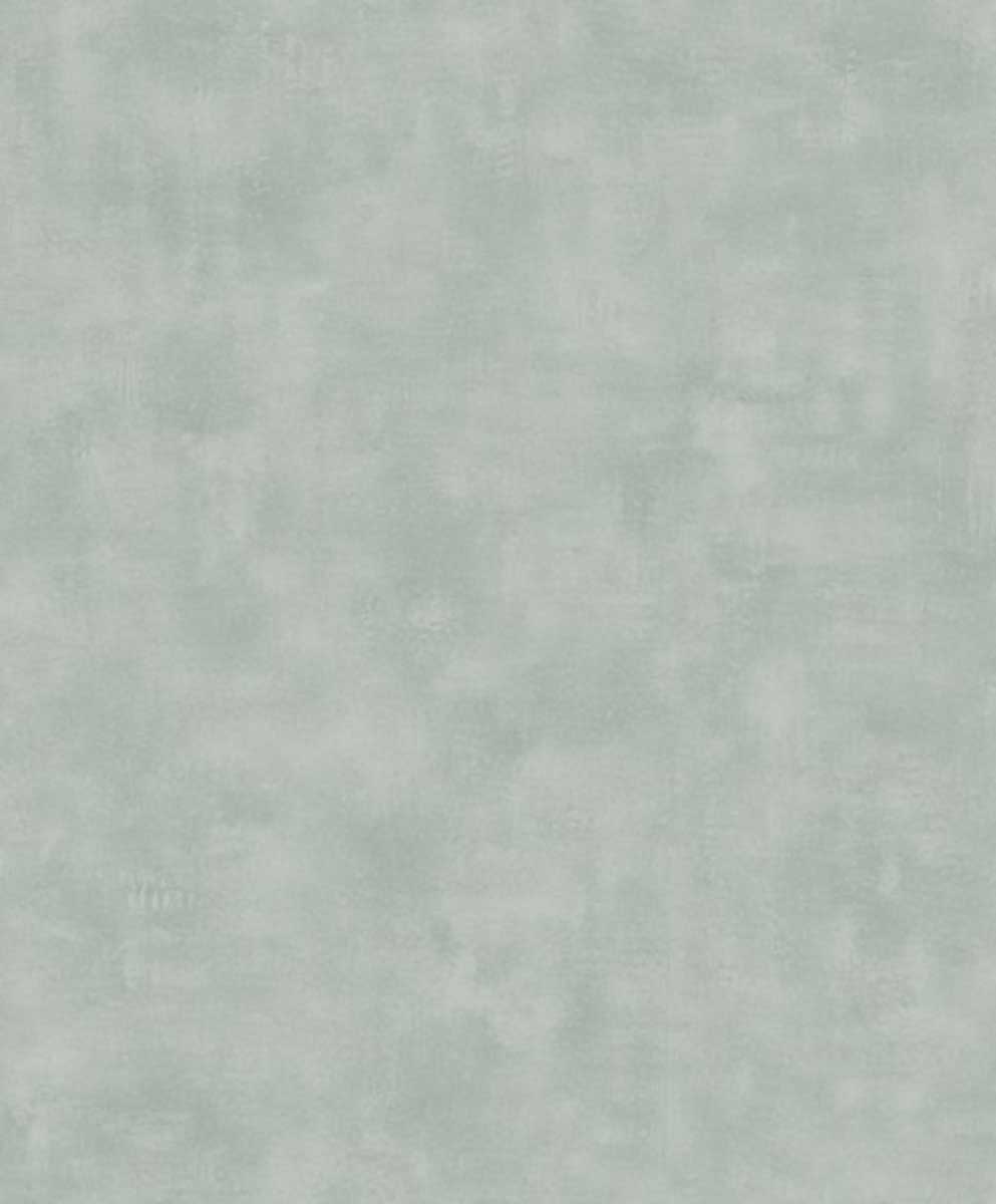 Papier peint uni effet toile lin vert sauge, HEXOA