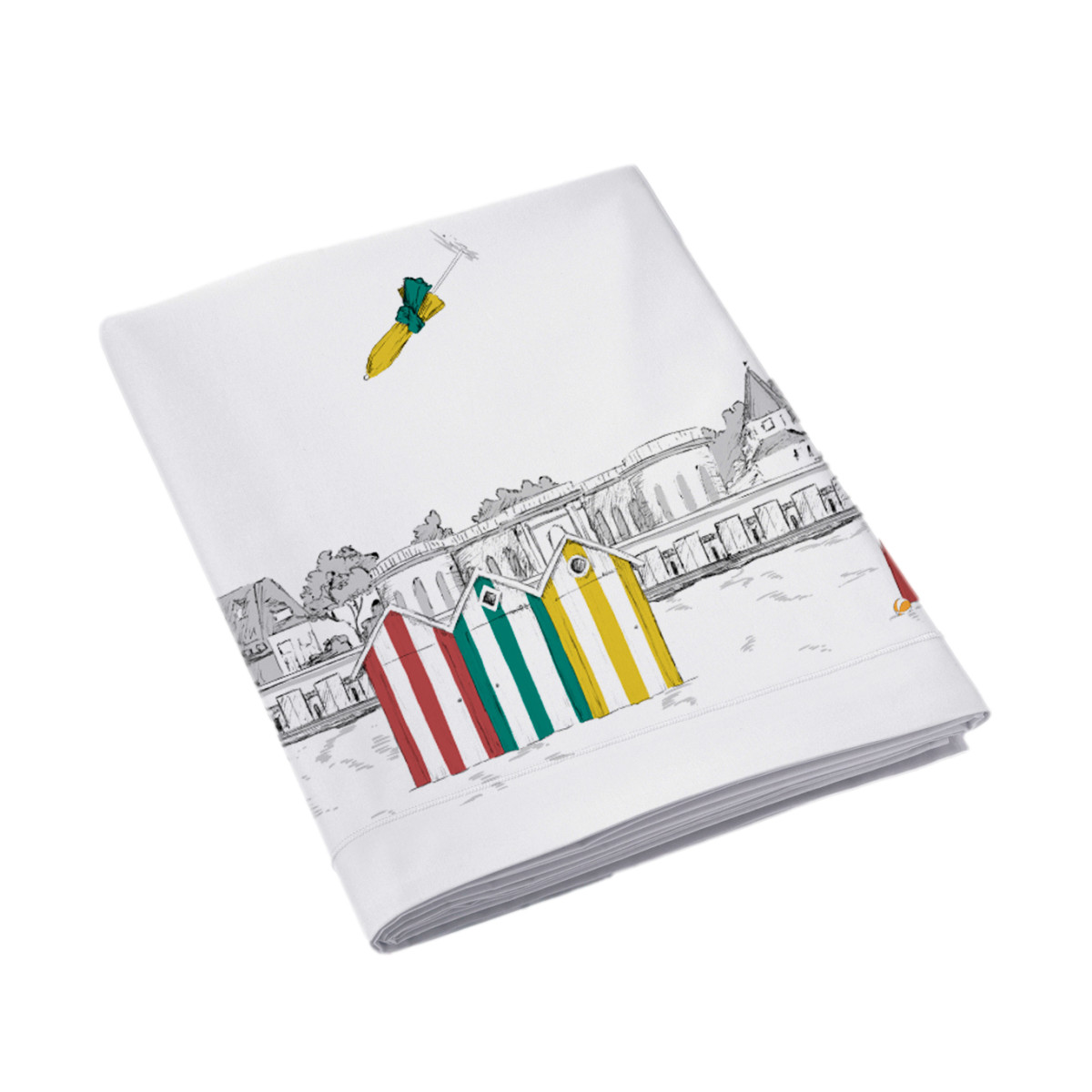 Drap Plat Percale De Coton - LES PLANCHES, TRADITION DES VOSGES