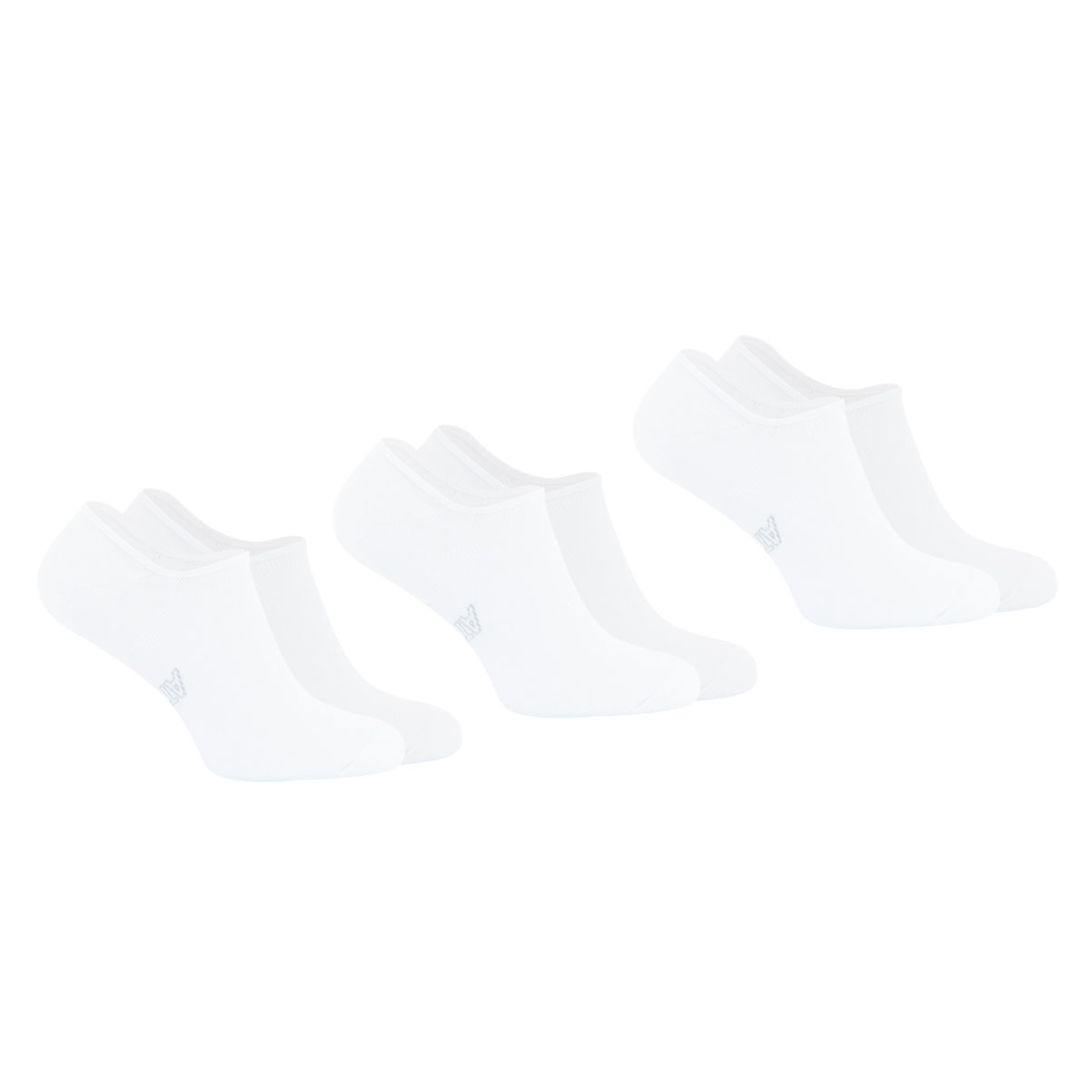 Chaussettes invisibles, lot de 3 paires, ECOPACK, ATHENA