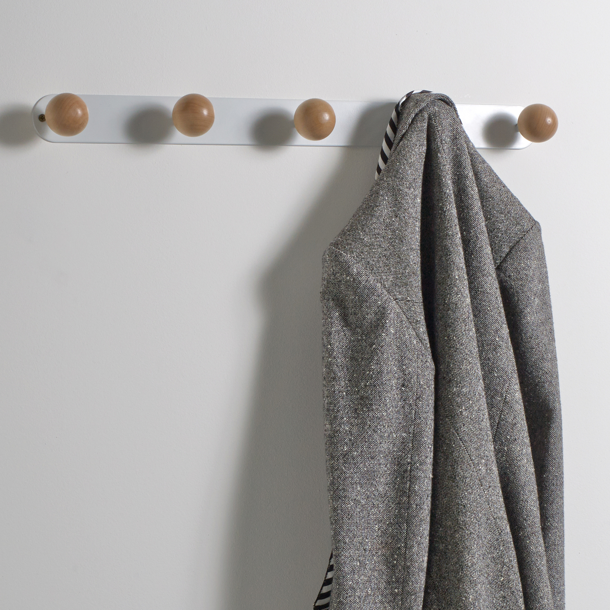 Product photograph of Agama 5-hook Wall Coat Rack from La Redoute UK