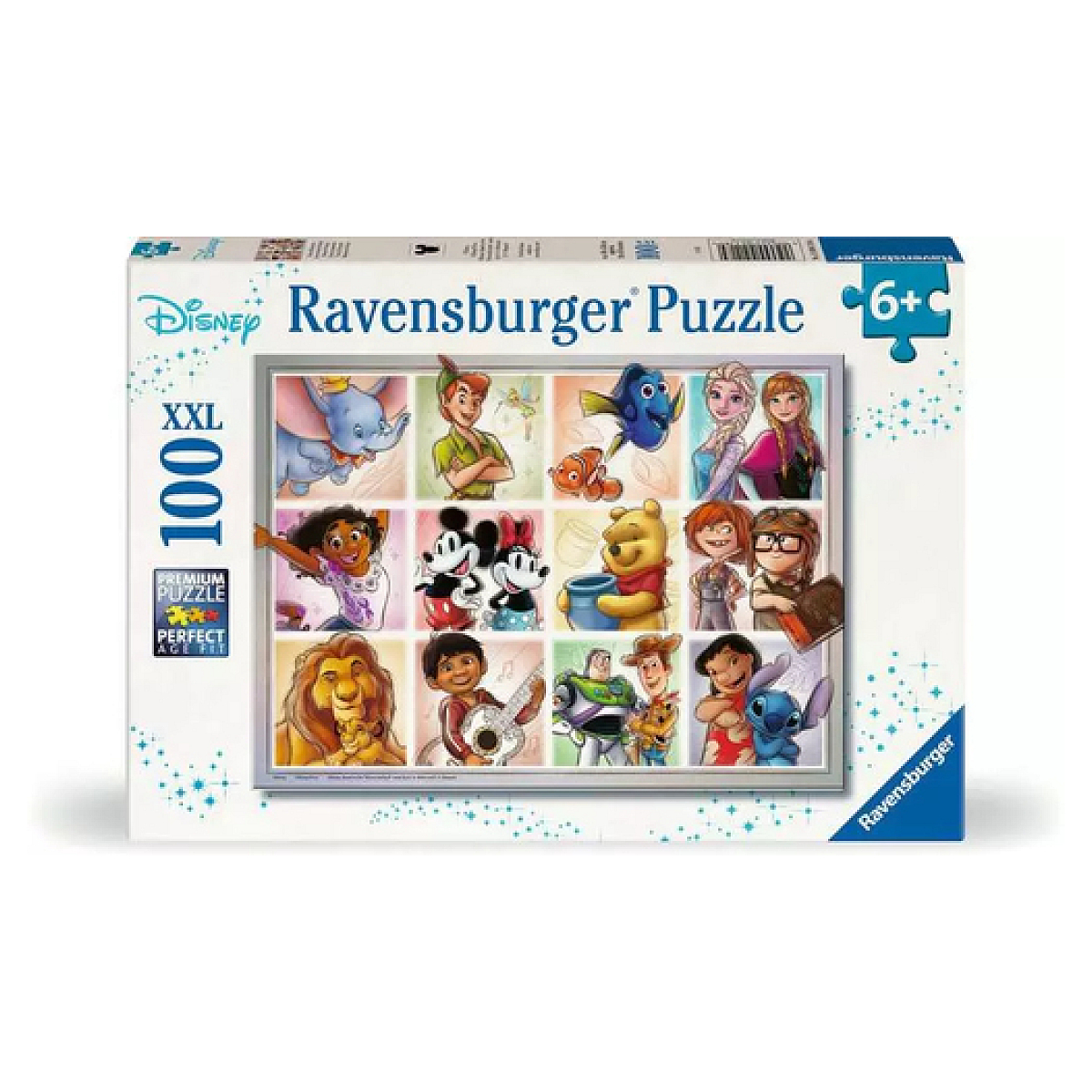 Puzzle 100 piece XXL - Personnages Disney, RAVENSBURGER