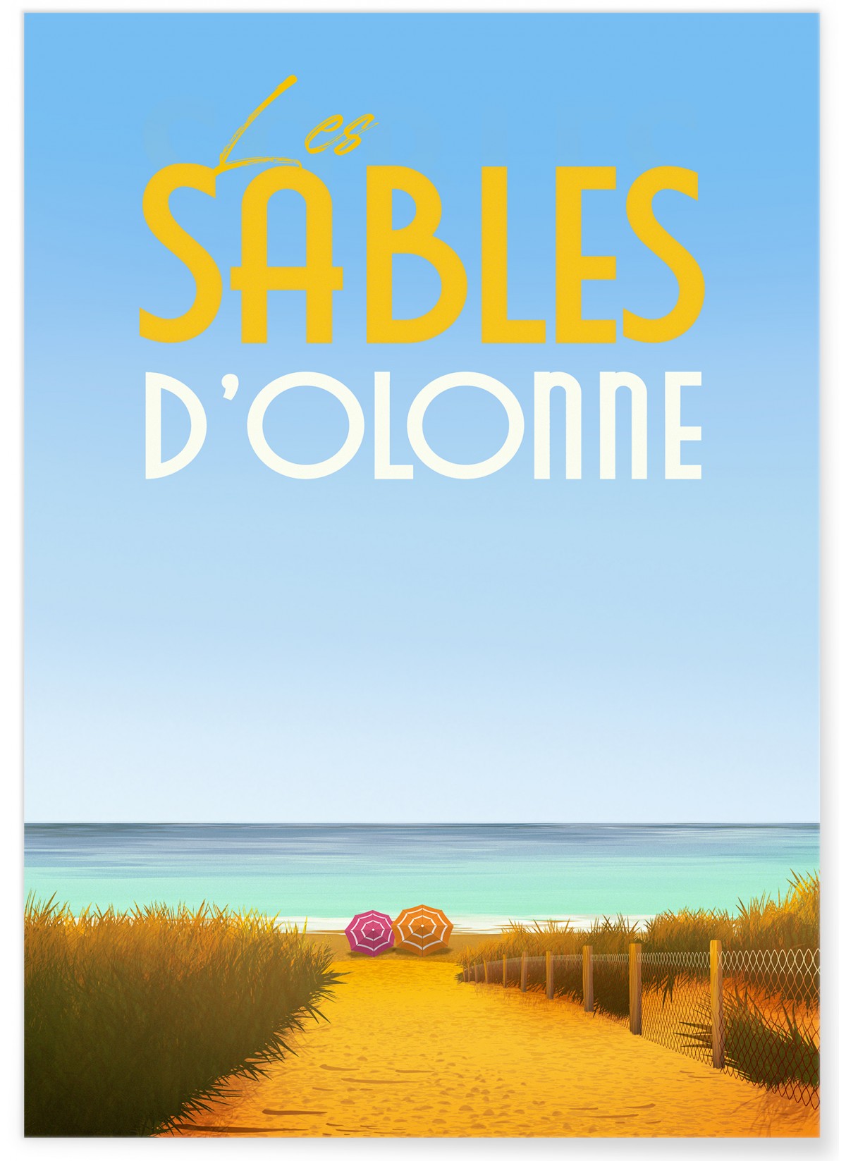 Affiche ville Les Sables d'Olonne, L'AFFICHERIE