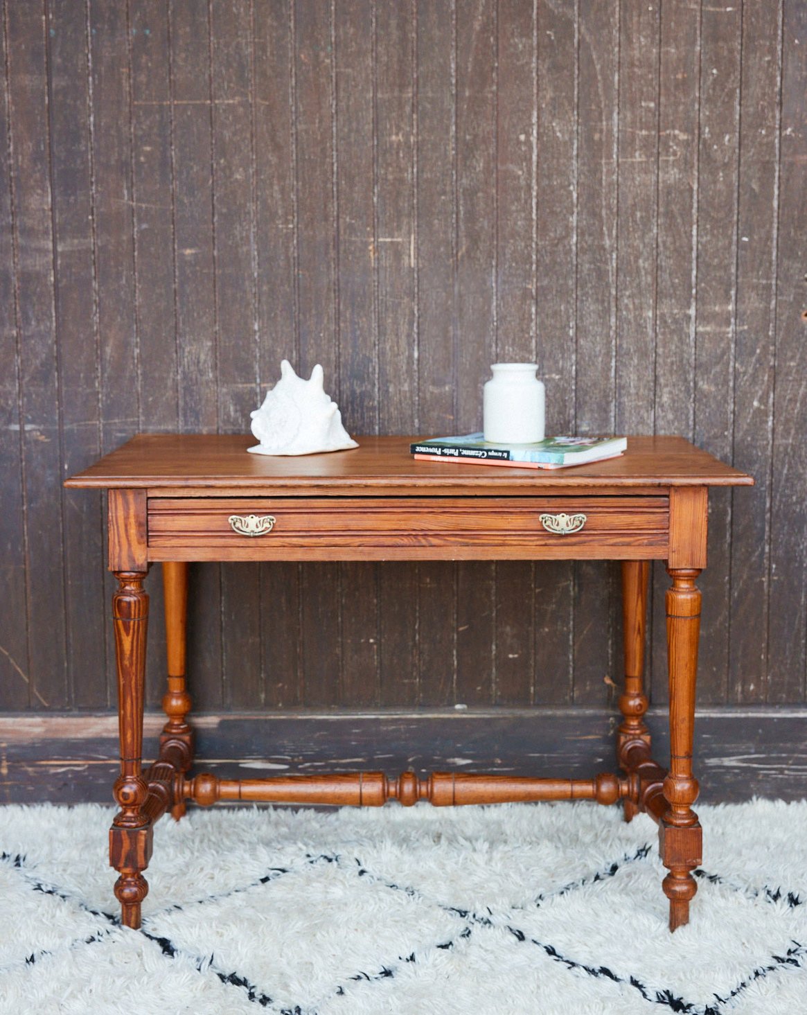 Petit bureau ancien à tiroir Edouard N°1121 - Bon état, DEBONGOUT