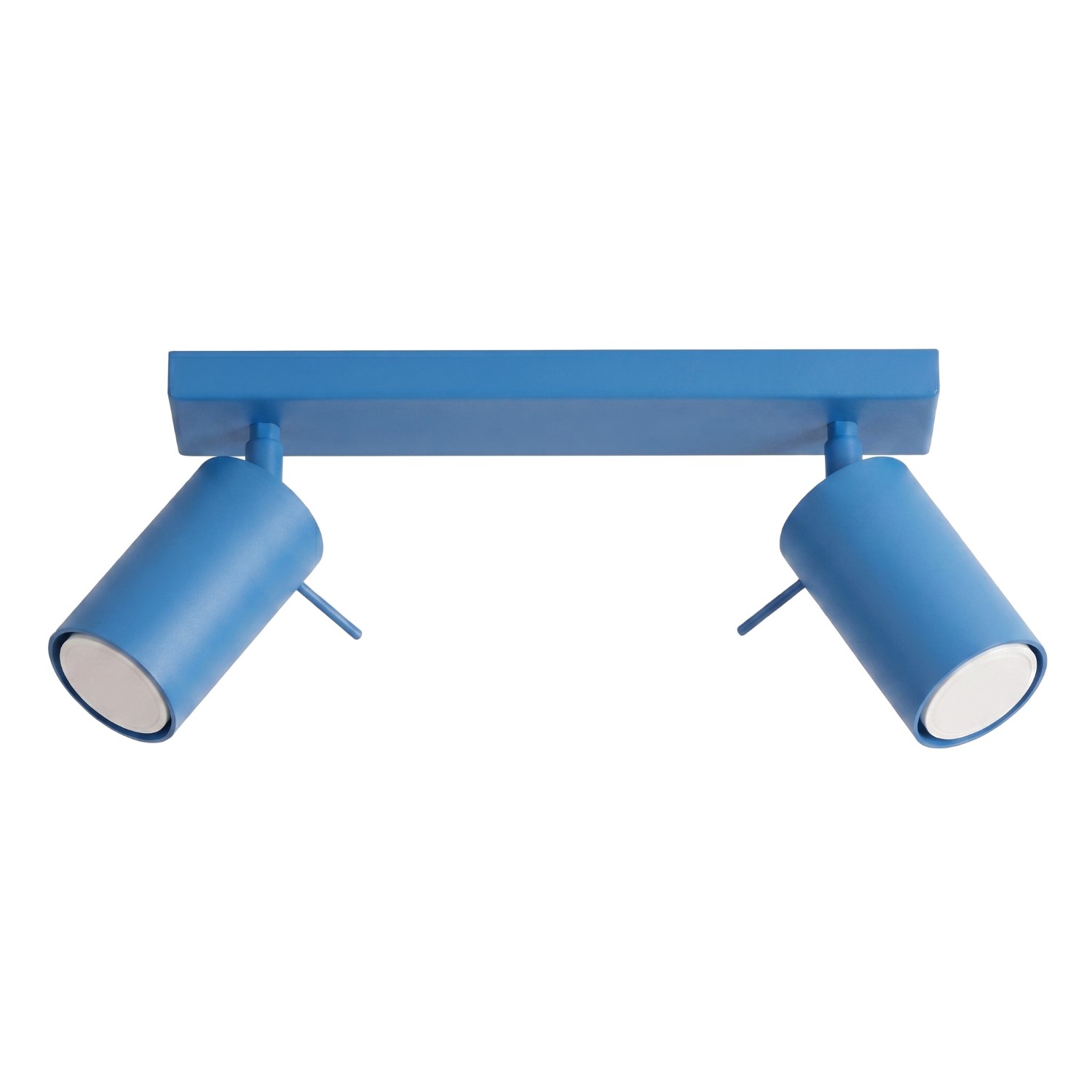 Plafonnier Acier Bleu GU10 2 RING, EDEN