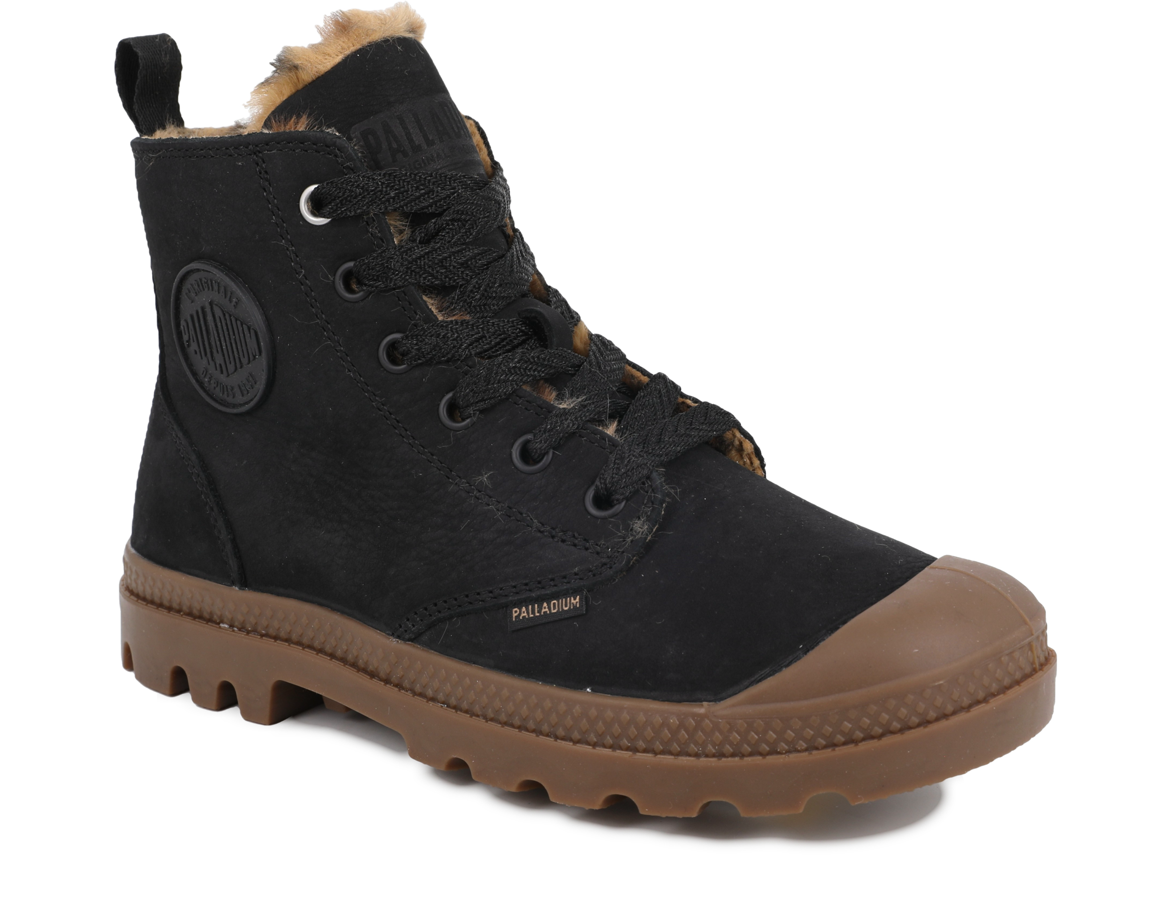 Baskets montantes en cuir PAMPA HI ZIP WL WILD, PALLADIUM