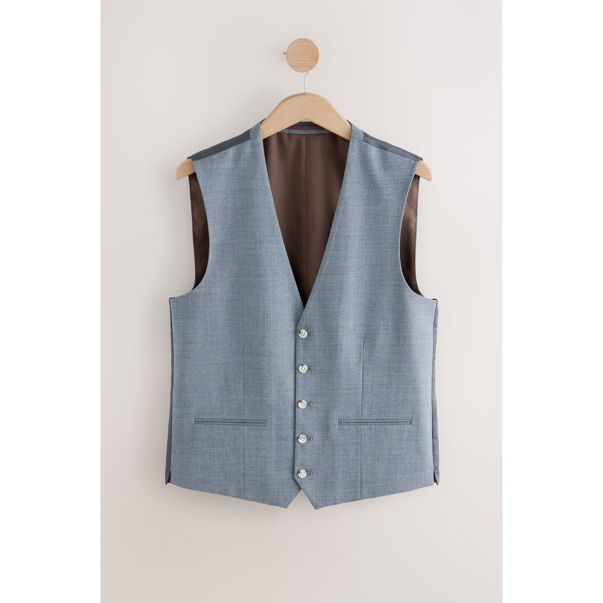 Gilet de costume texturé, NEXT